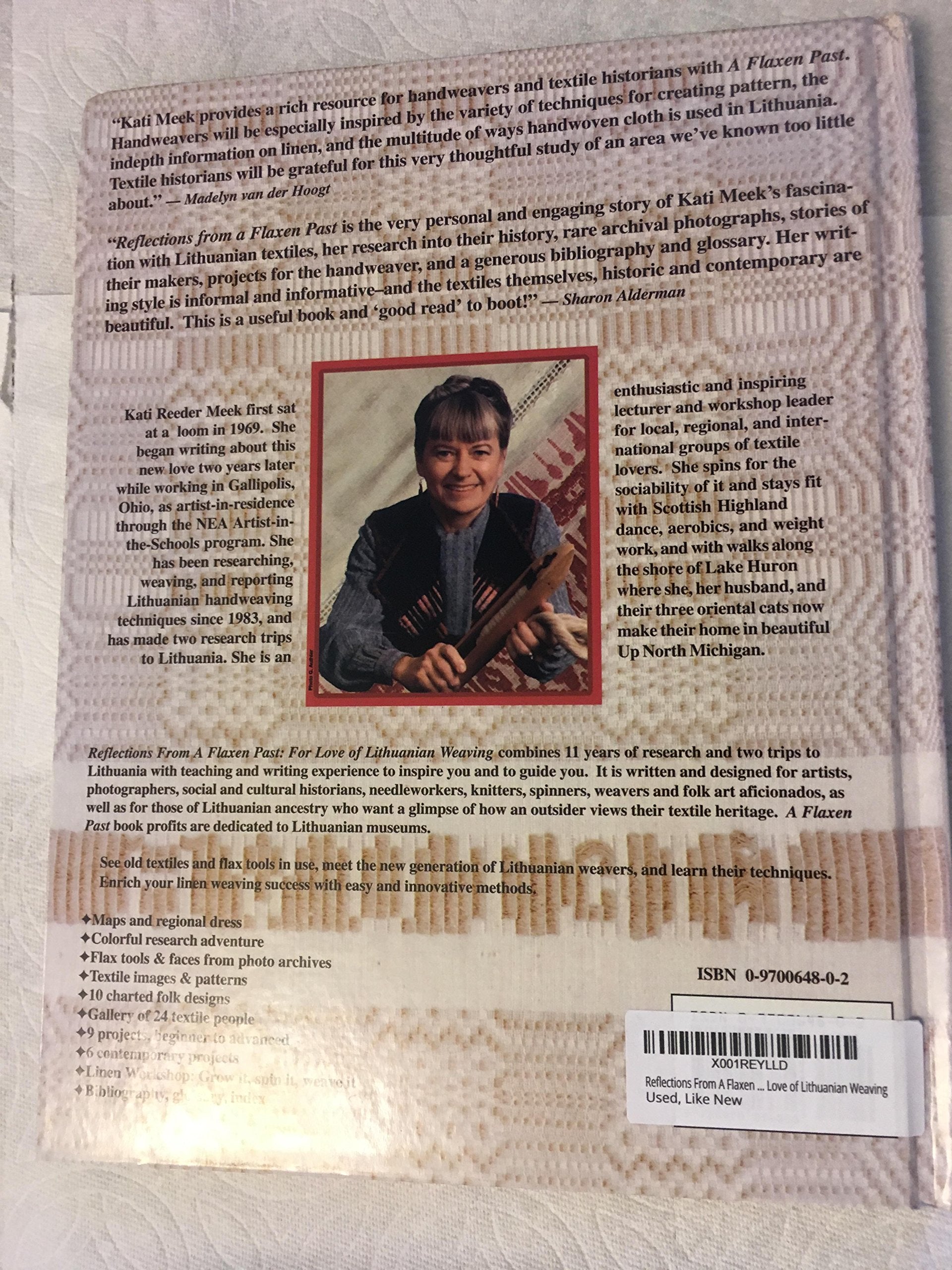 Reflections from a Flaxen Past: For Love of Lithuanian Weaving used book depot