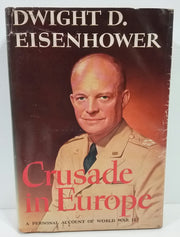 CRUSADE IN EUROPE. (Hardcover) A personal account of World War II. Popular Edition used book depot