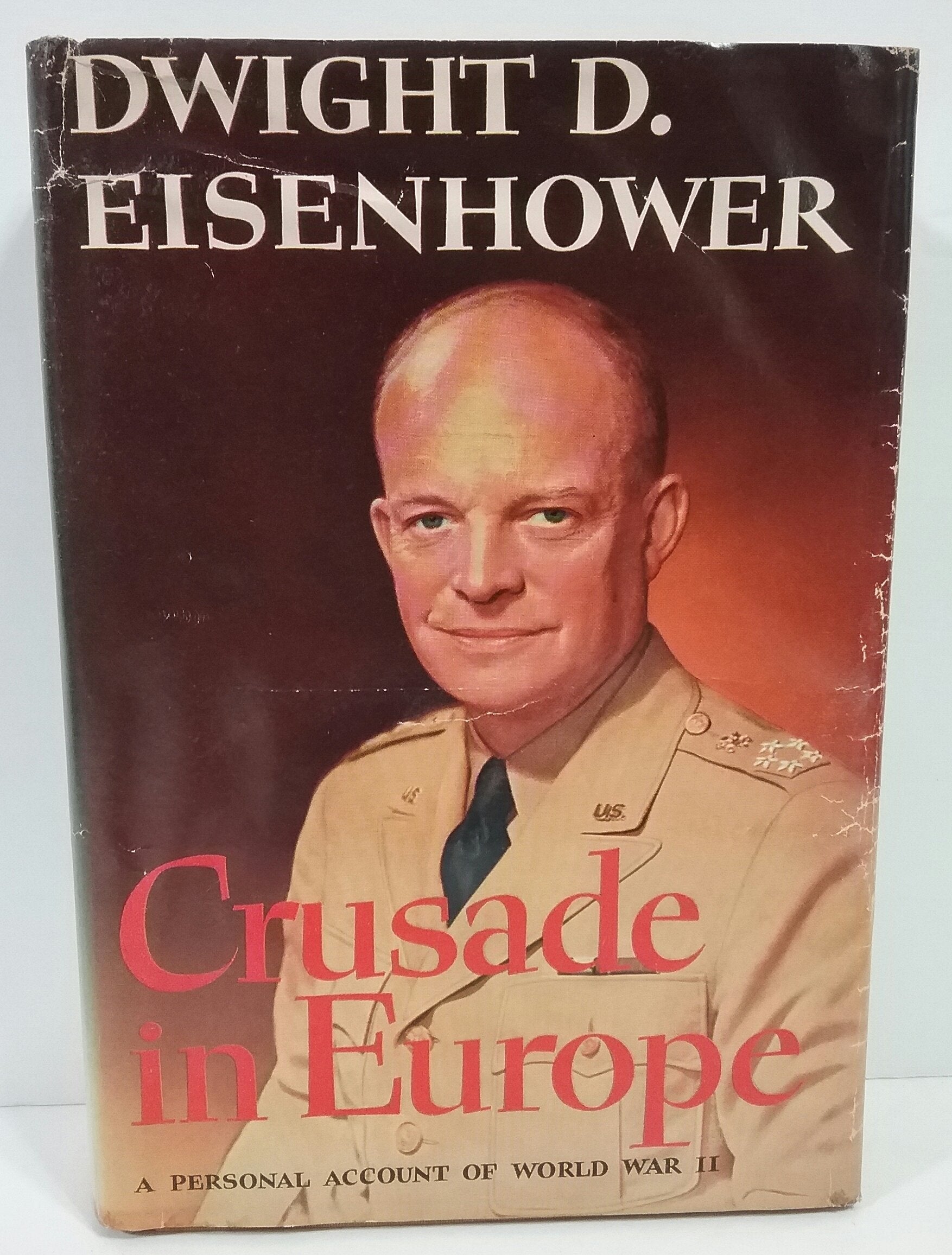 CRUSADE IN EUROPE. (Hardcover) A personal account of World War II. Popular Edition used book depot
