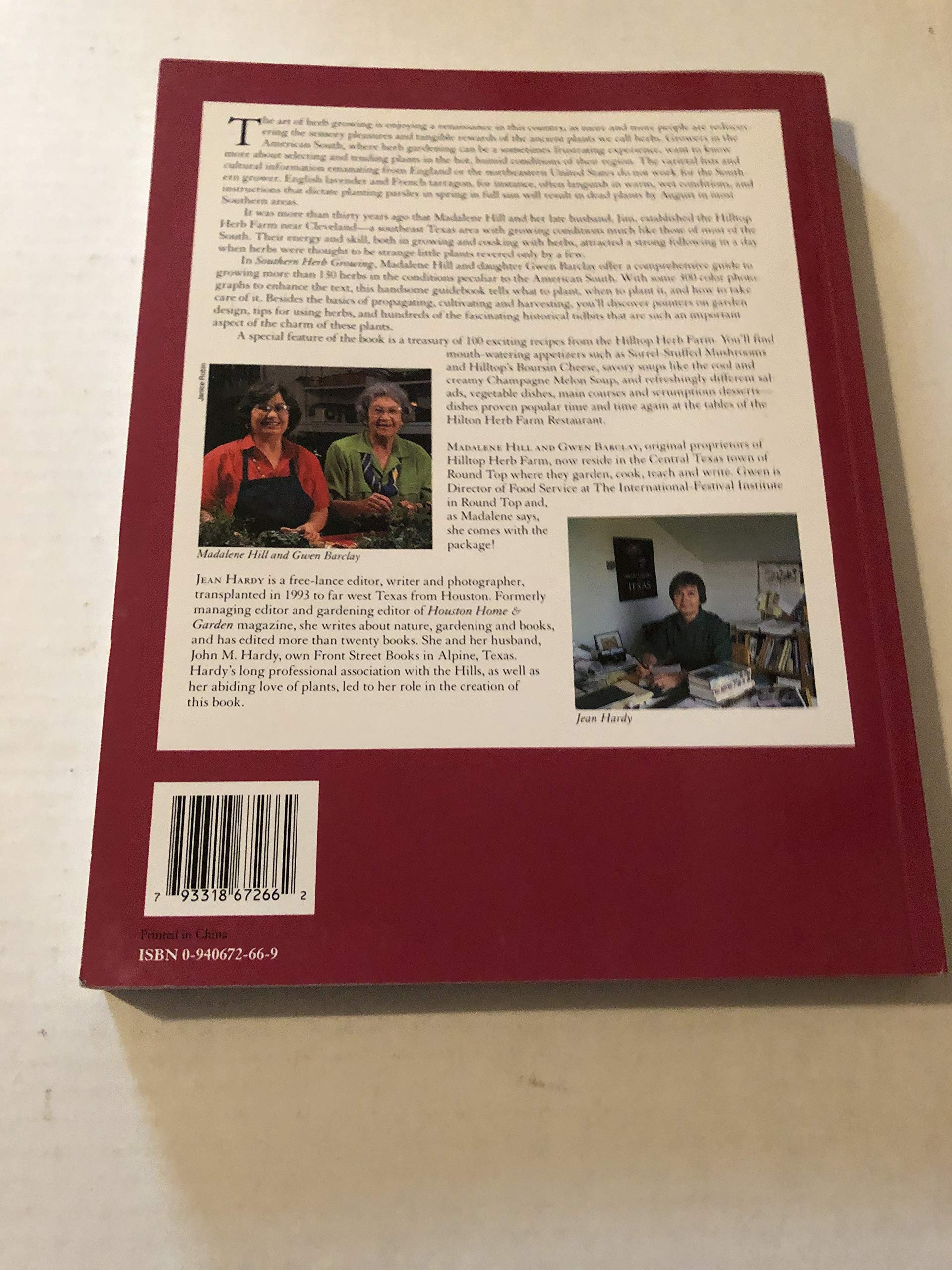 Southern Herb Growing