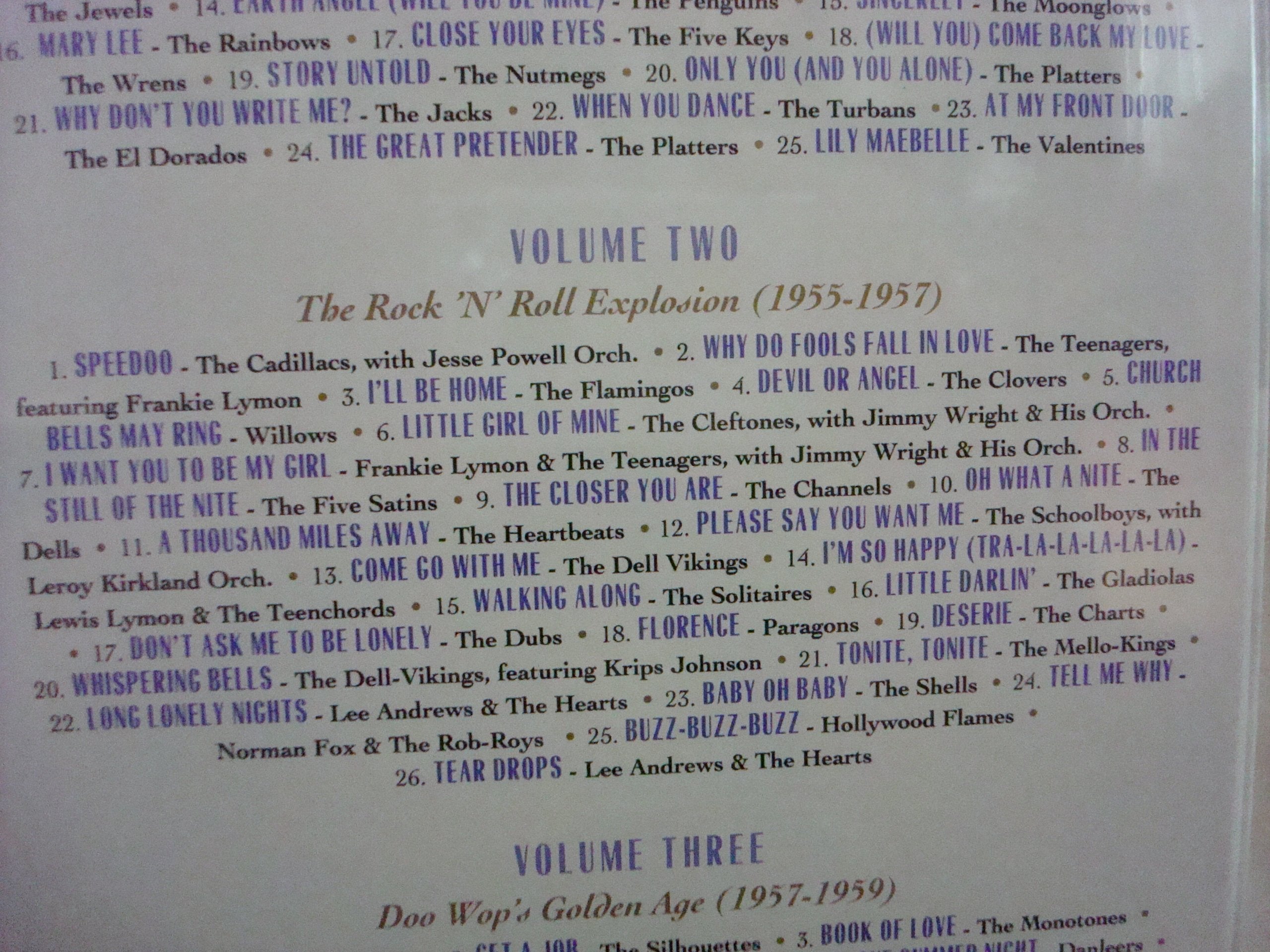 Doo Wop Box used book depot