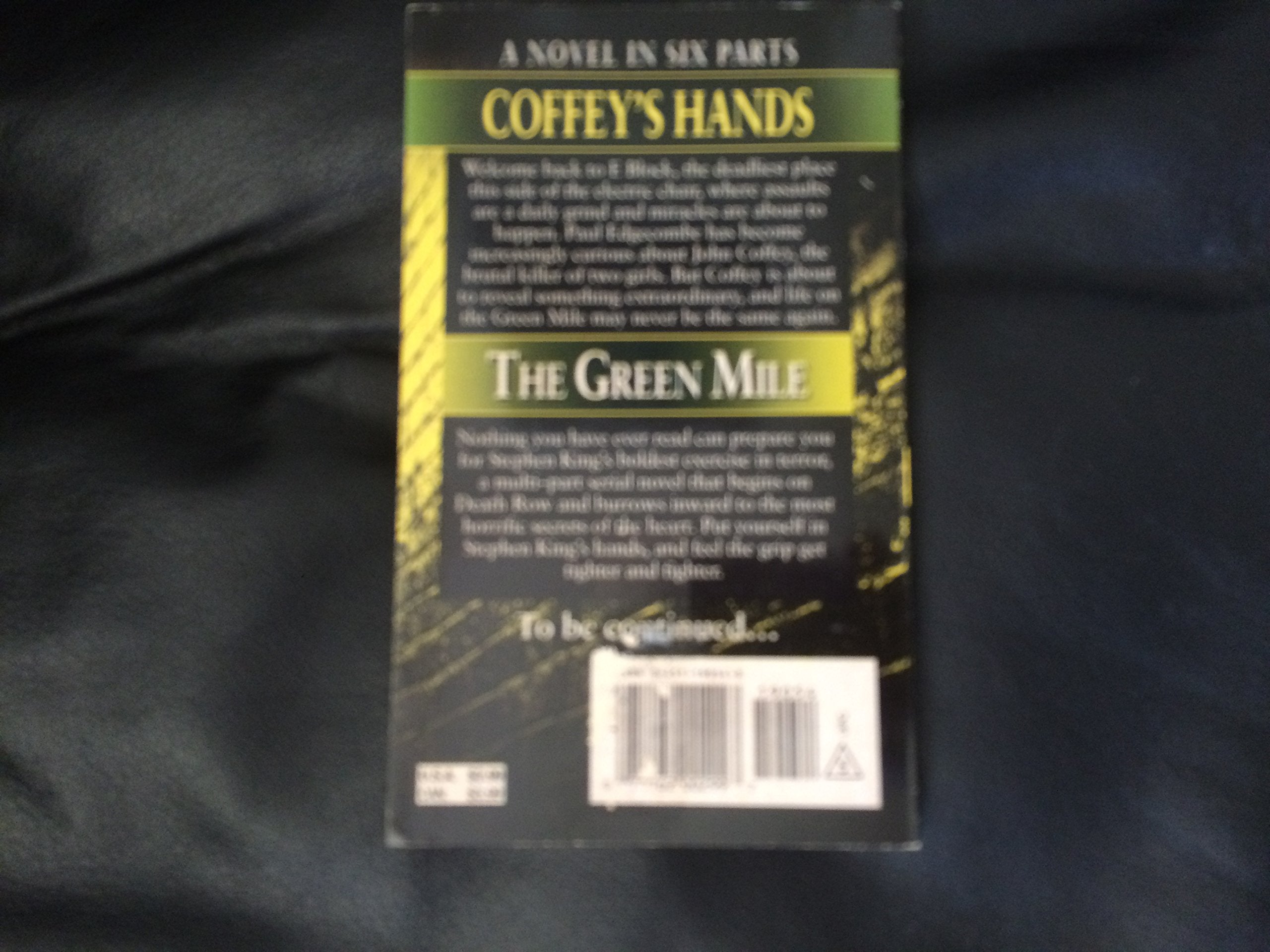 Coffey's Hands (The Green Mile, Part 3) used book depot