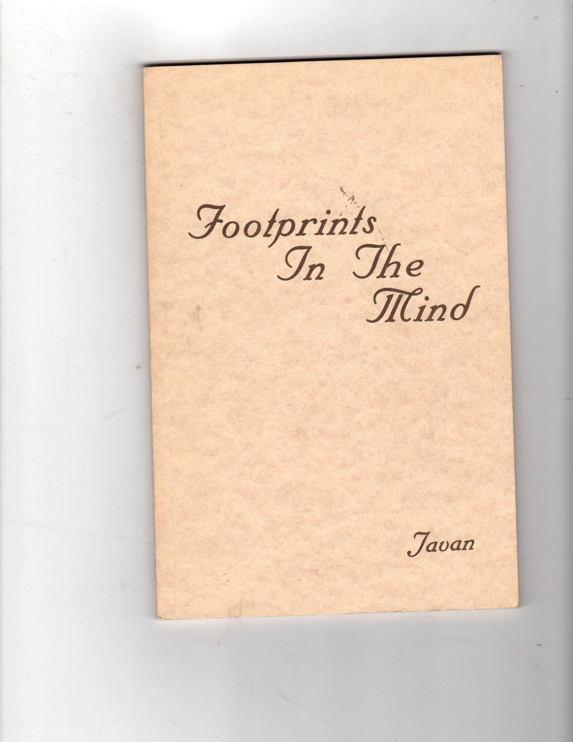 Footprints in the Mind used book depot