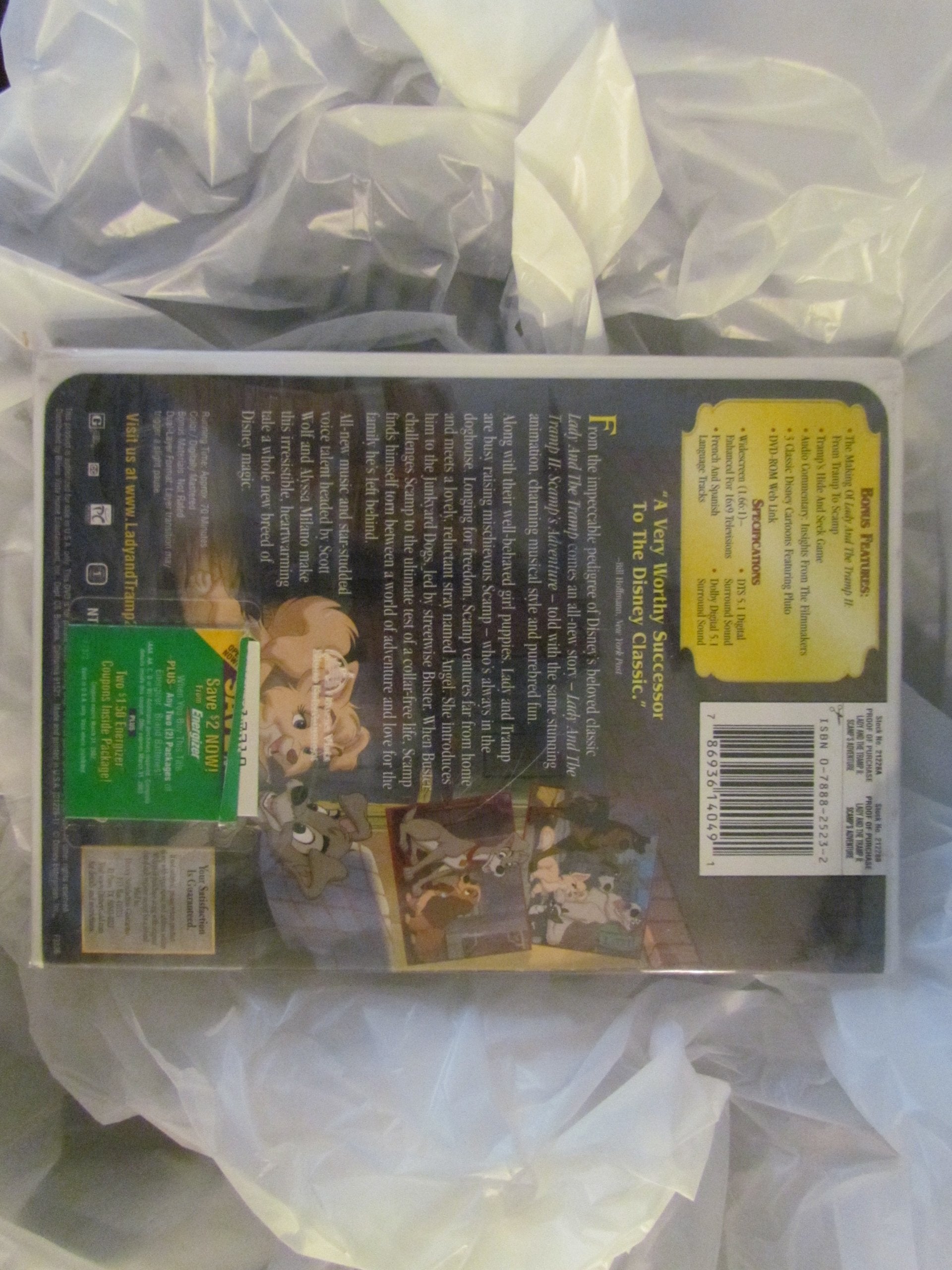 Lady & The Tramp II: Scamp's Adventure used book depot
