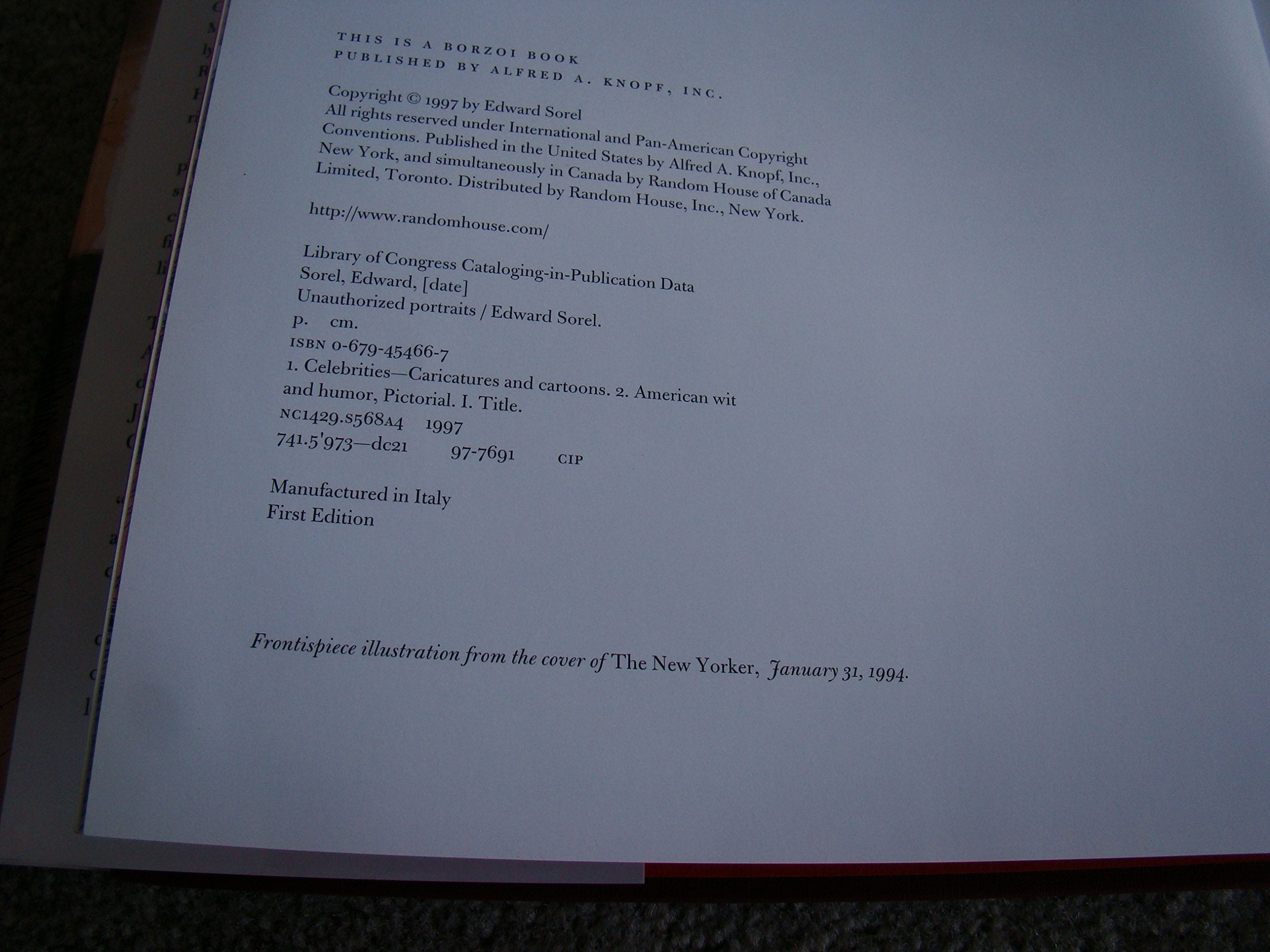 Unauthorized Portraits