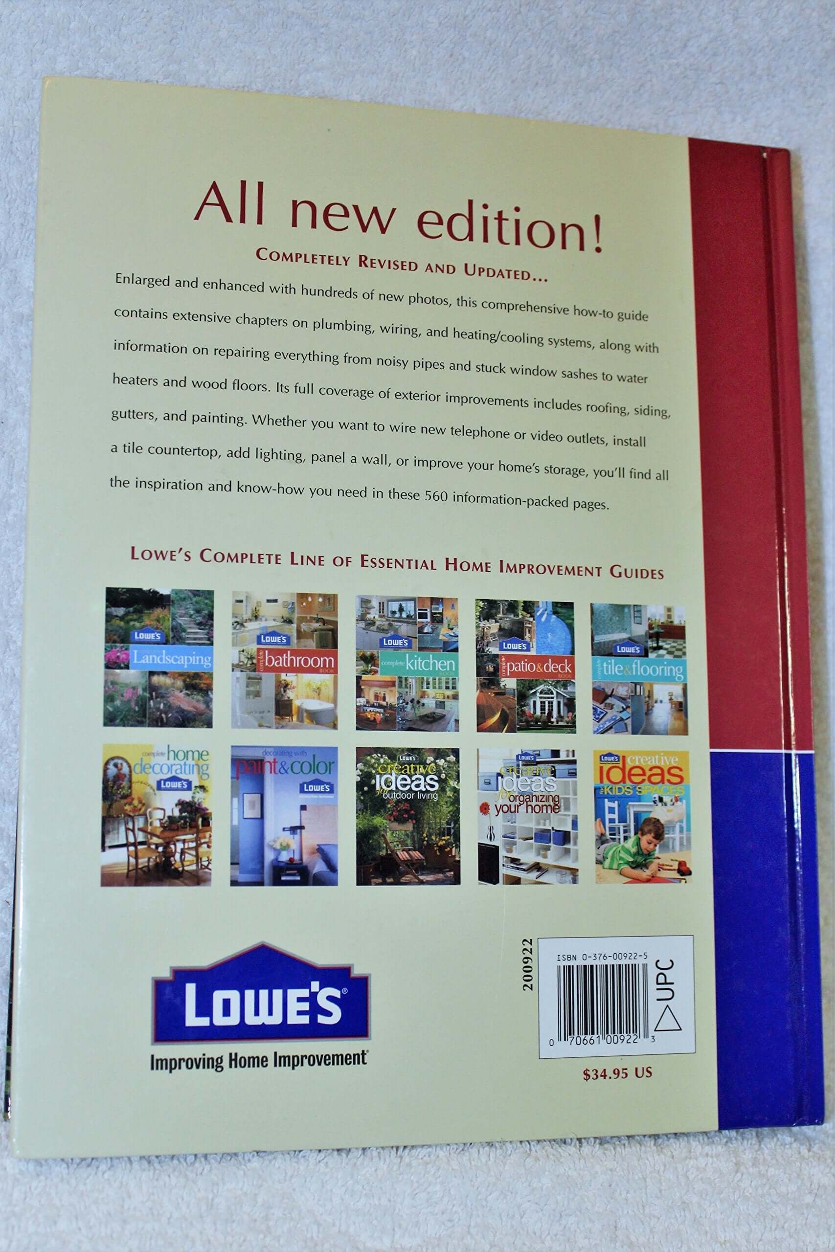 Lowes Complete Home Improvement & Repair used book depot
