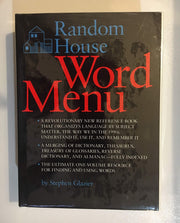 Random House Word Menu used book depot