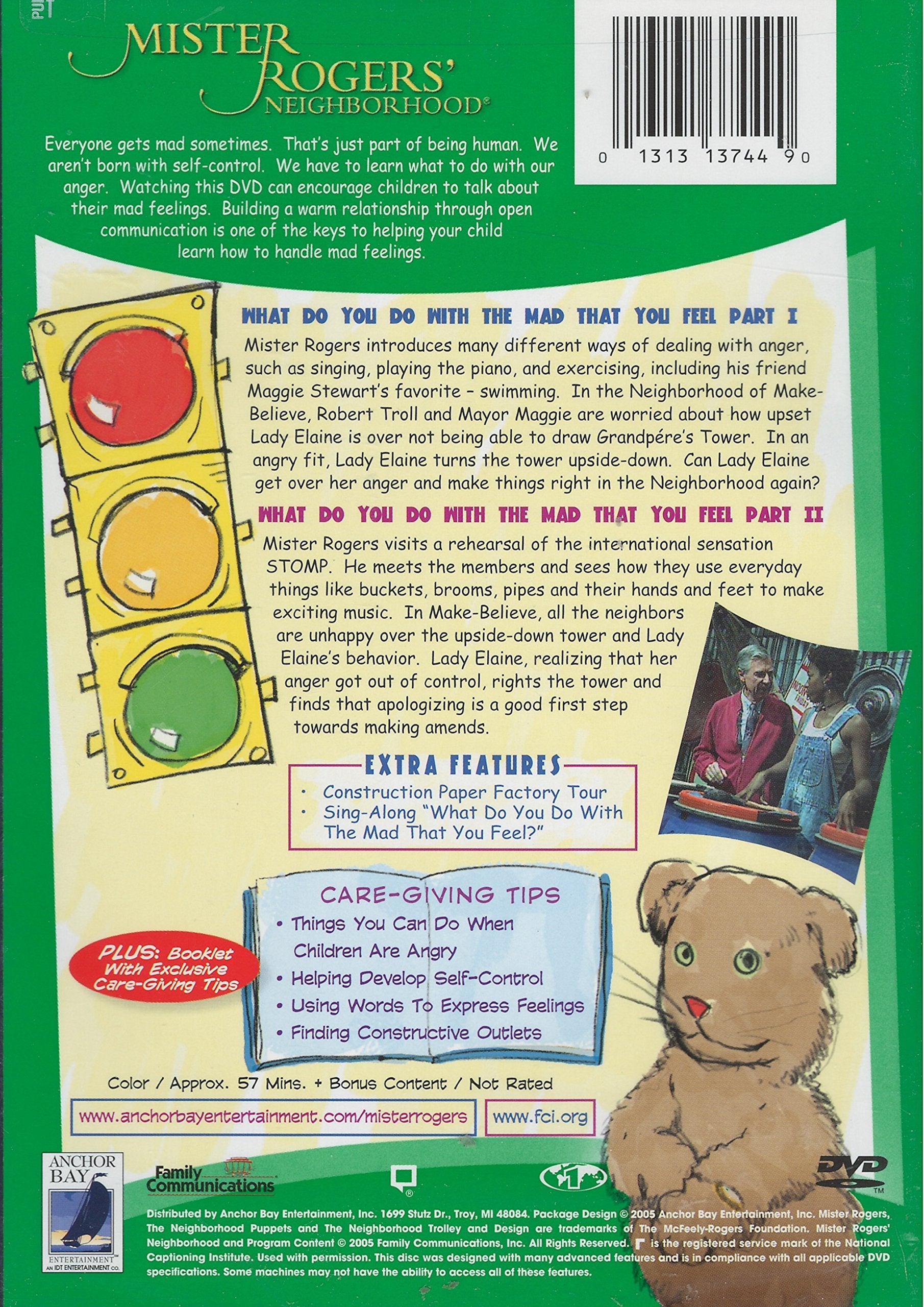 Mister Rogers' Neighborhood: What Do You Do with the Mad That You Feel? [DVD] used book depot