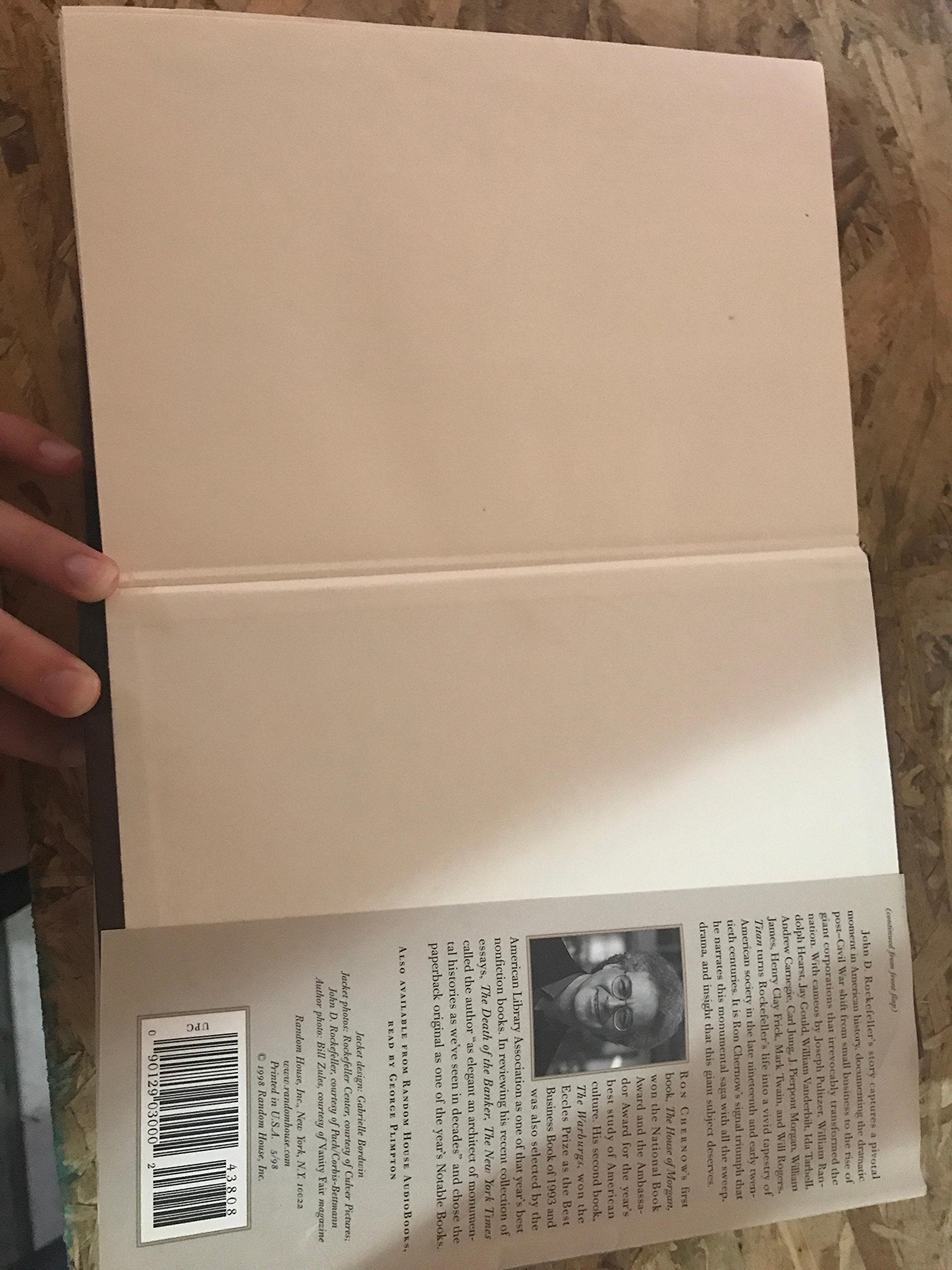 Titan: The Life of John D. Rockefeller, Sr. used book depot