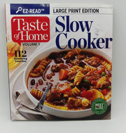 Taste of Home Vol 1 Slow Cooker Large Print Editio used book depot