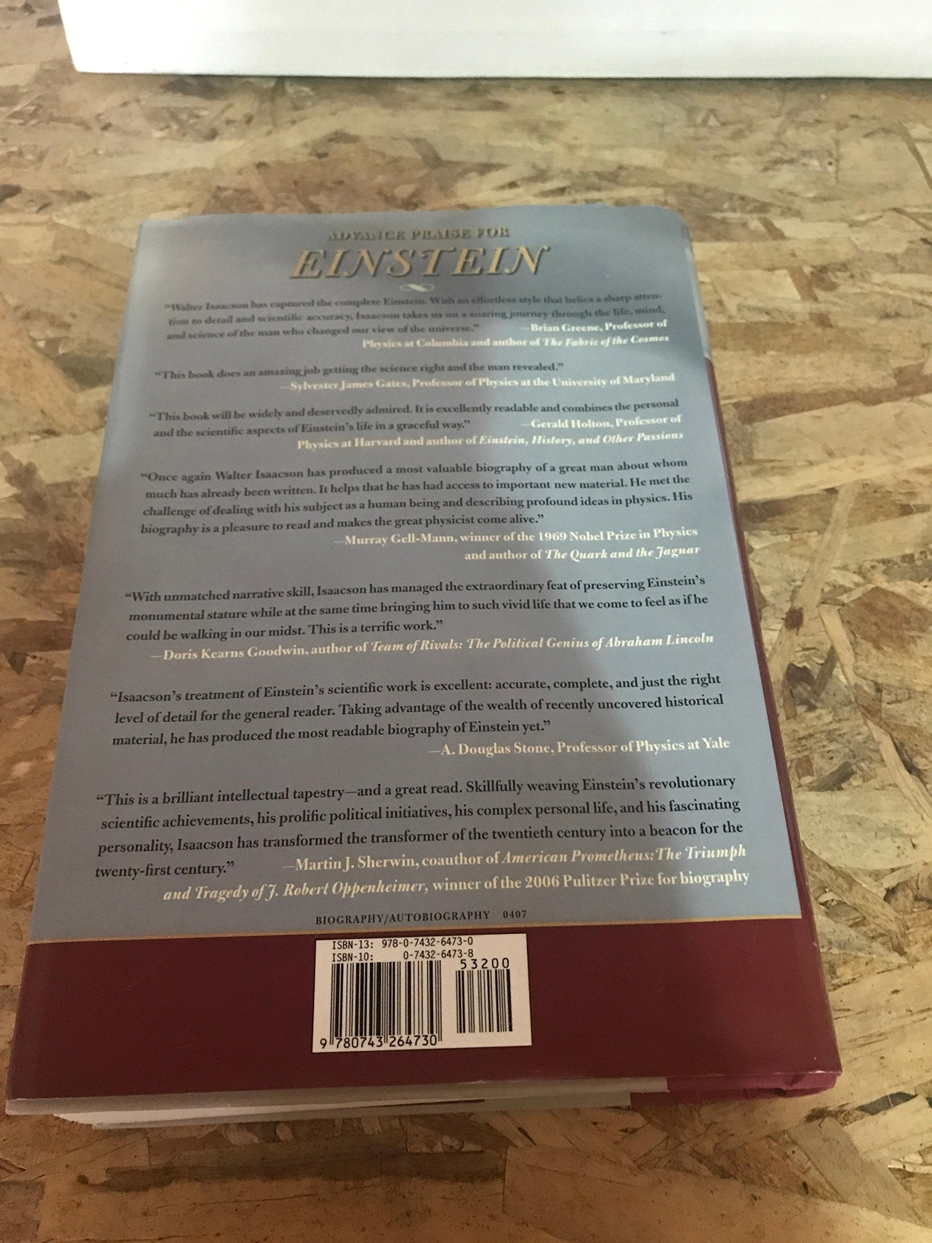 Einstein: His Life and Universe used book depot