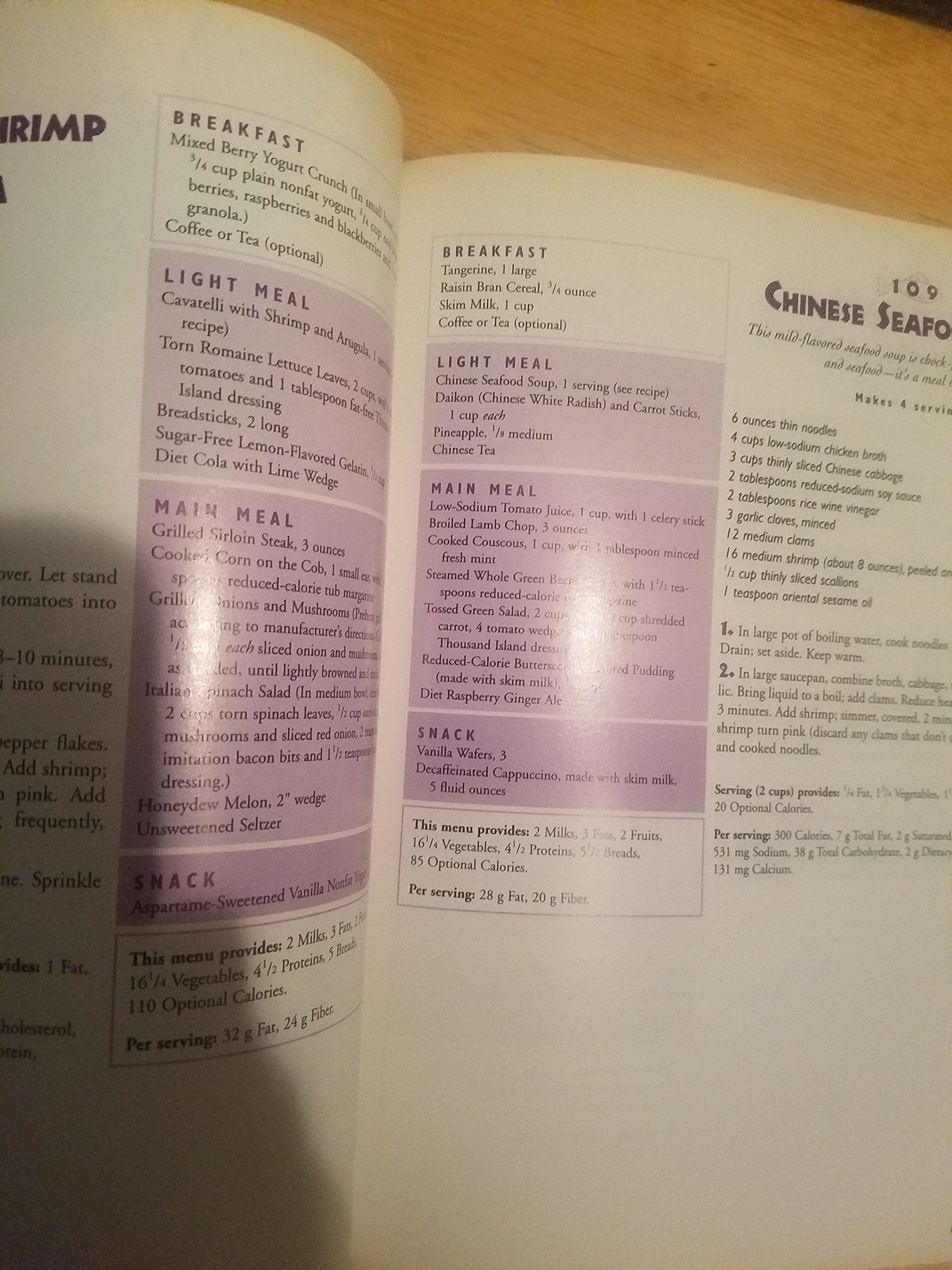 Weight Watchers New 365 Day Menu Cookbook: Complete Meals for Every Day of the Year used book depot