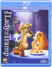 Lady and the Tramp (Diamond Edition Two-Disc Blu-ray/DVD Combo in Blu-ray Packaging) used book depot
