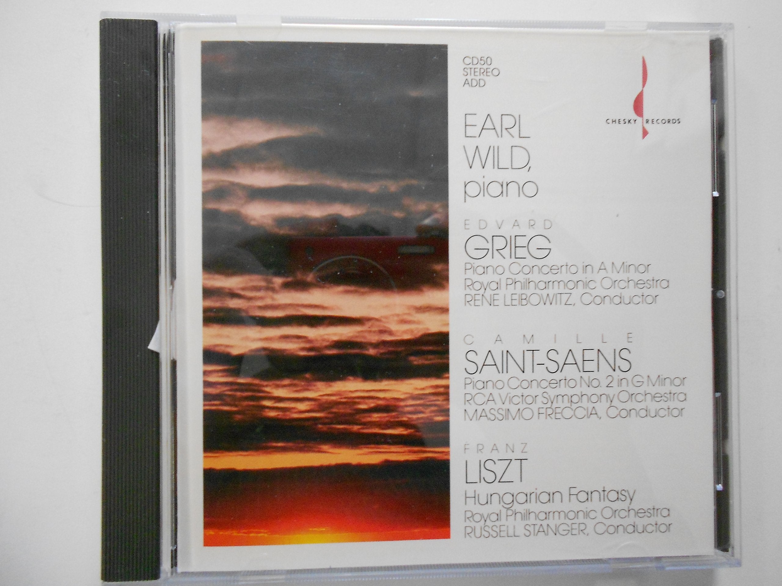 Grieg: Piano Concerto in A Minor / Saint-Saëns: Piano Concerto No. 2 in G minor / Liszt: Hungarian Fantasy used book depot