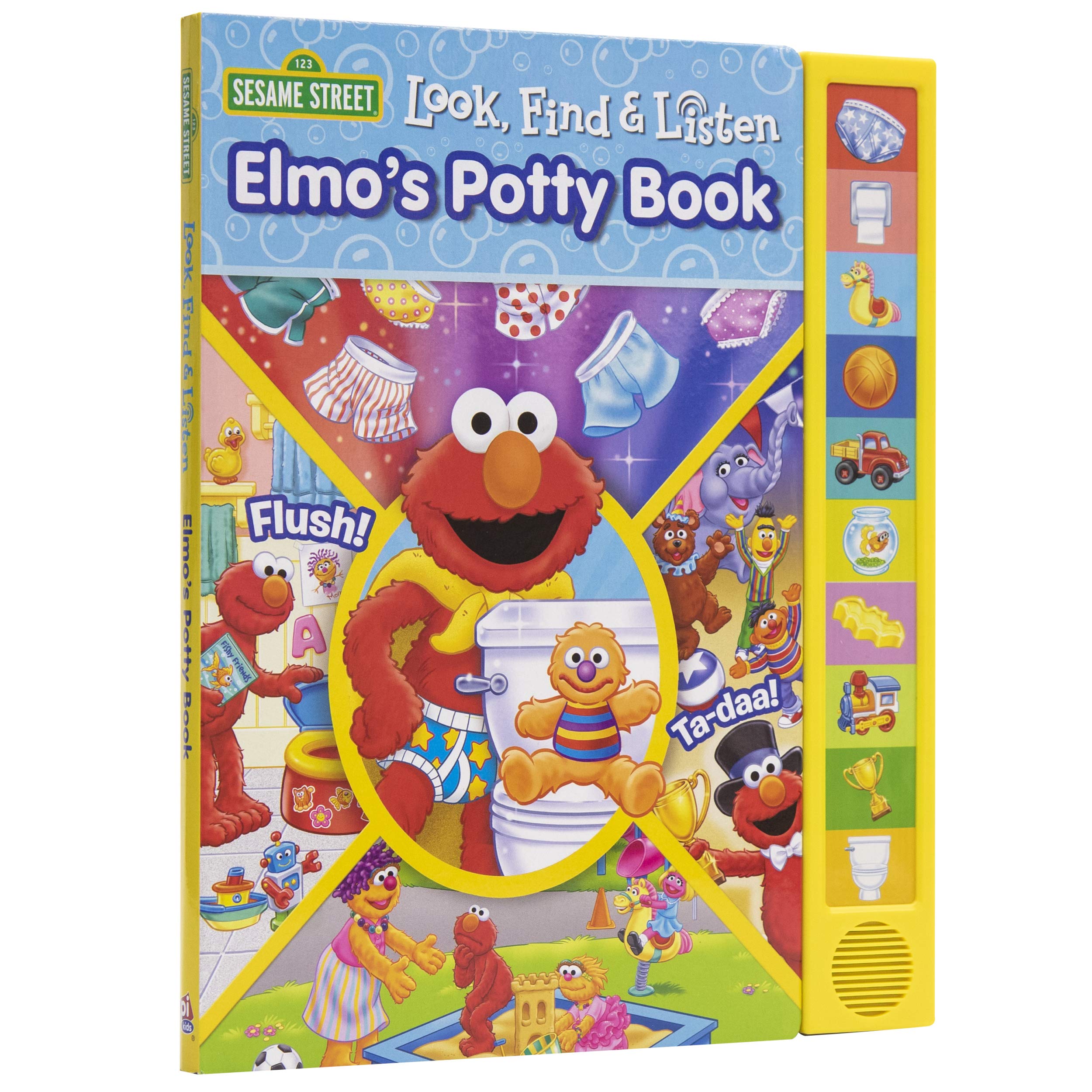 Sesame Street - Elmo's Potty Book Look, Find and Listen - PI Kids used book depot