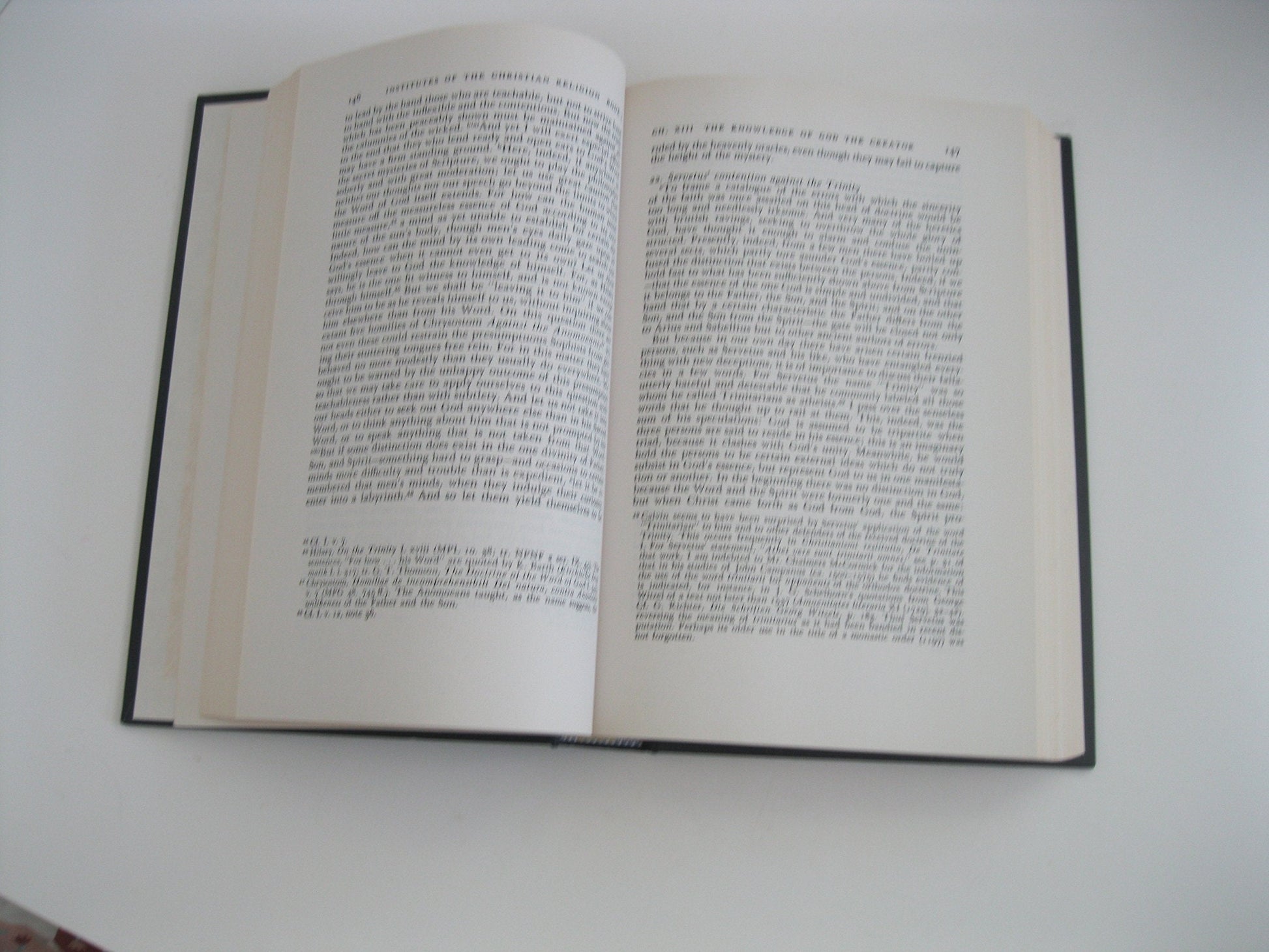 Calvin Institutes of the Christian Religion (Volume One) used book depot