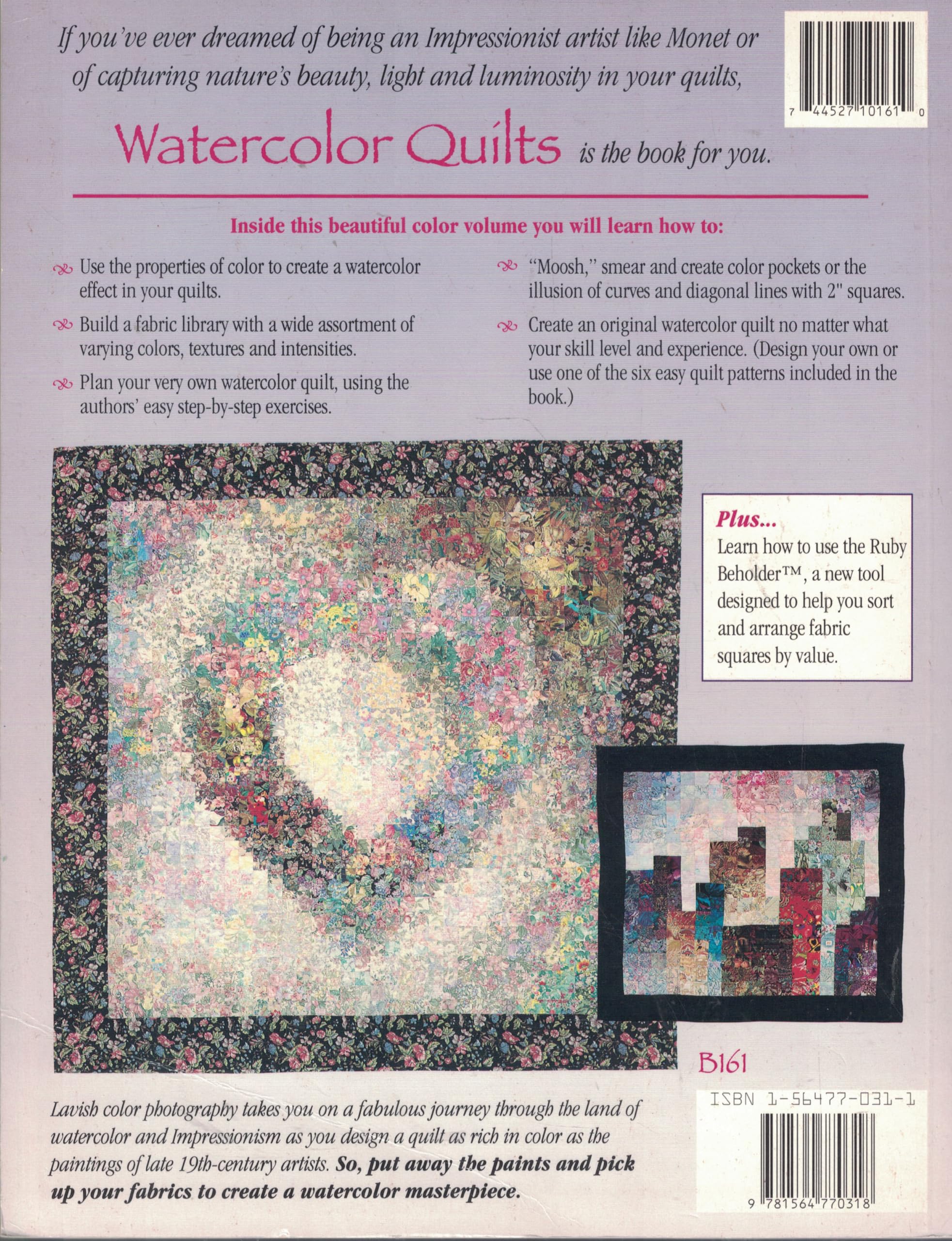 Watercolor Quilts used book depot