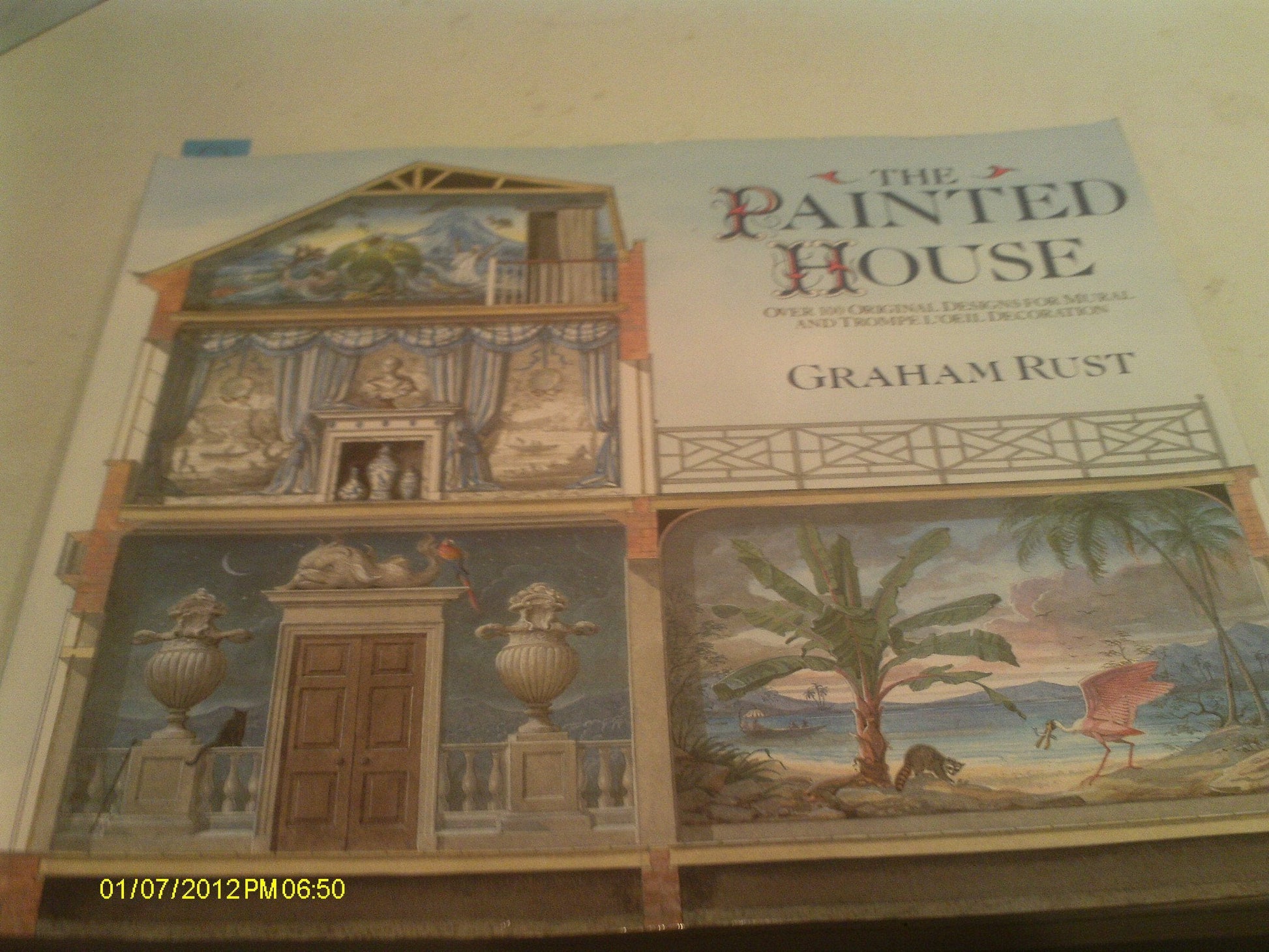 The Painted House: Over 100 Original Designs for Mural and Trompe L'Oeil Decoration used book depot