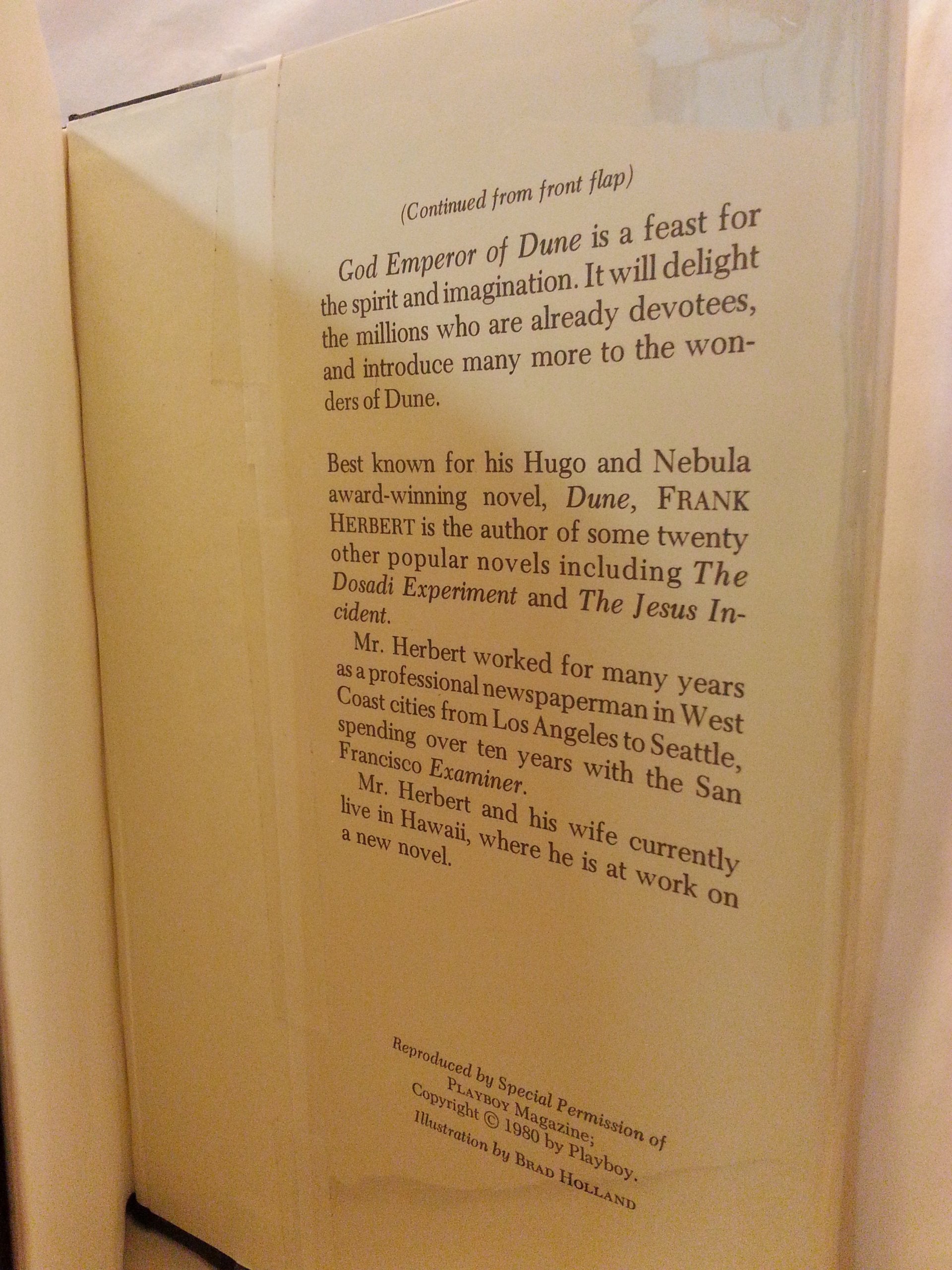 God Emperor of Dune used book depot