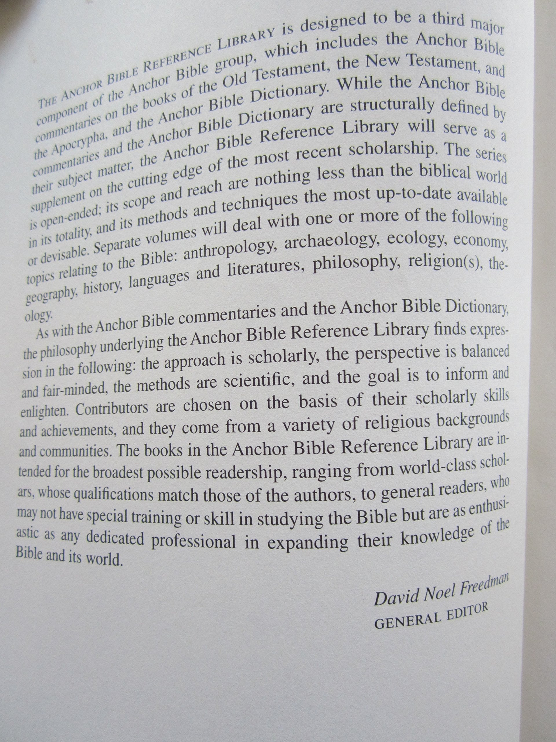 An Introduction to the New Testament (Anchor Bible Reference Library) used book depot