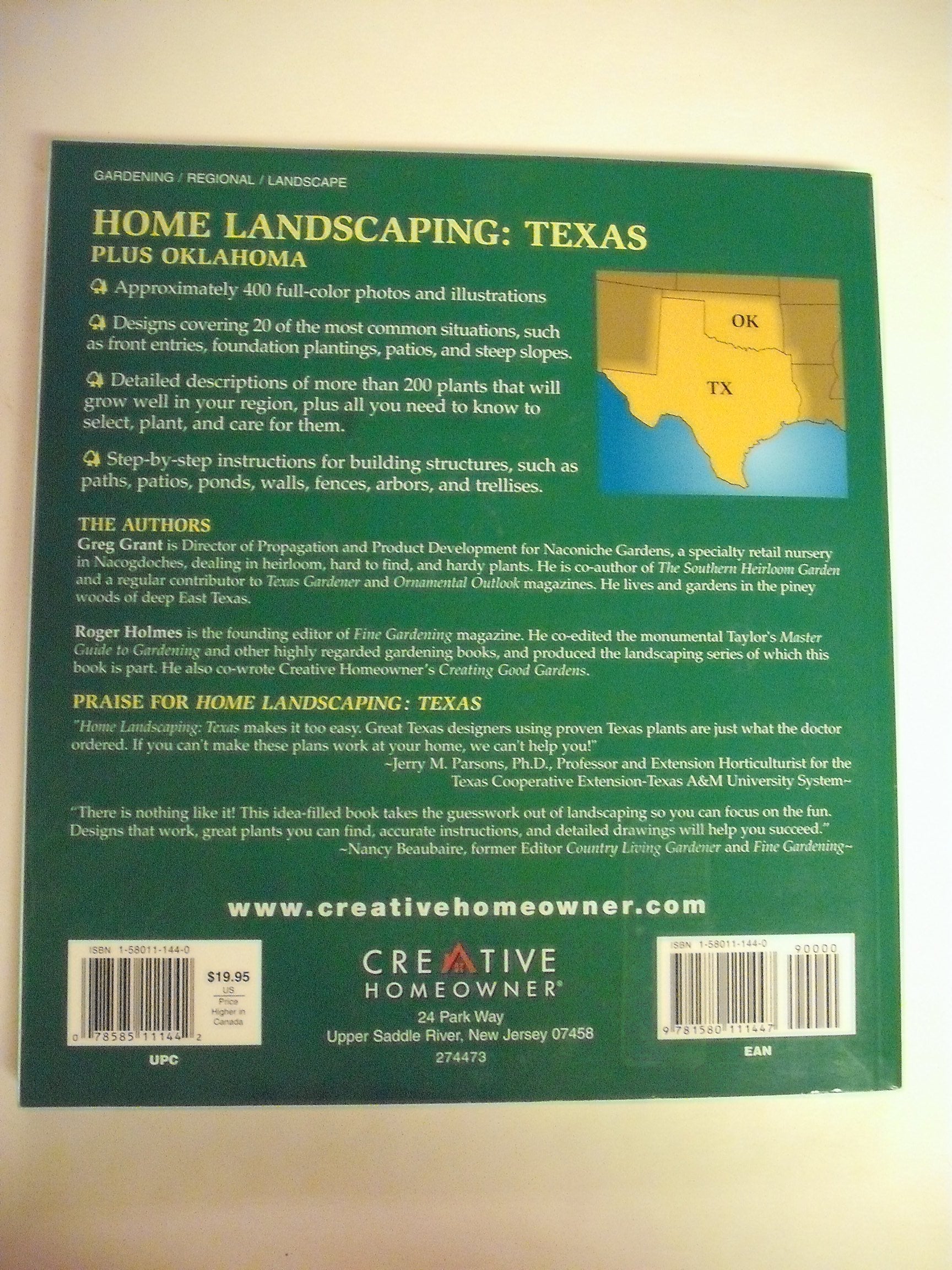 Home Landscaping Texas used book depot