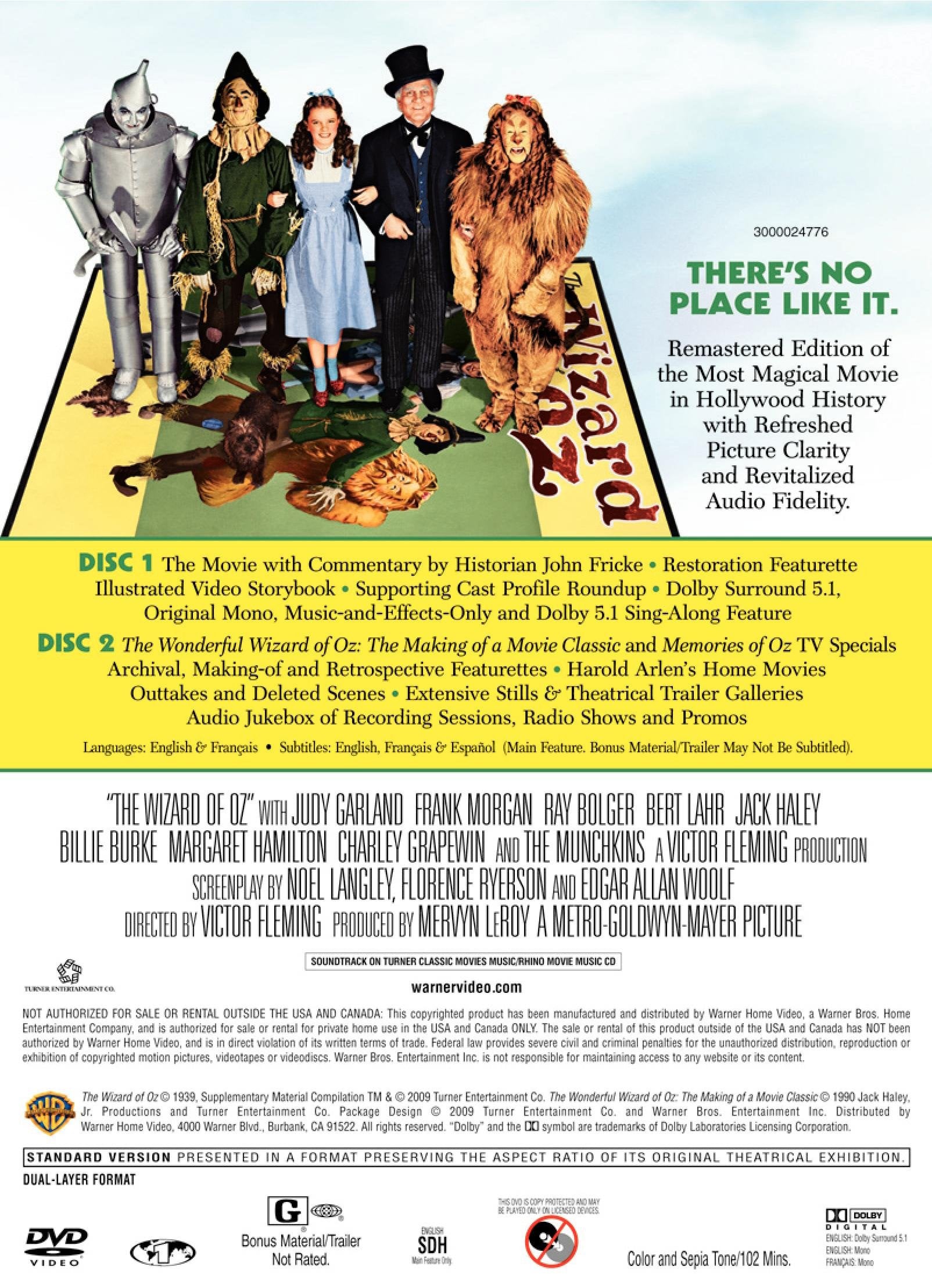 The Wizard of Oz (70th Anniversary Two-Disc Special Edition) [DVD] used book depot