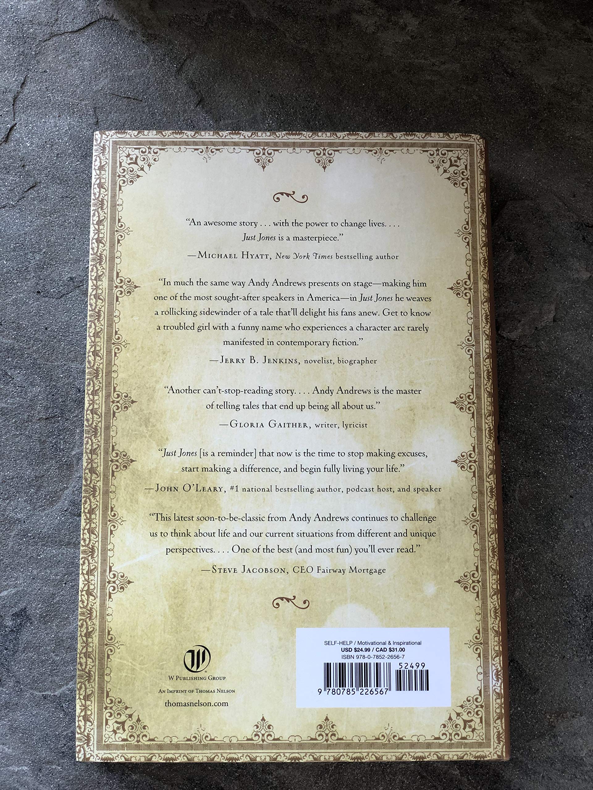Just Jones: Sometimes a Thing Is Impossible . . . Until It Is Actually Done (A Noticer Book) used book depot