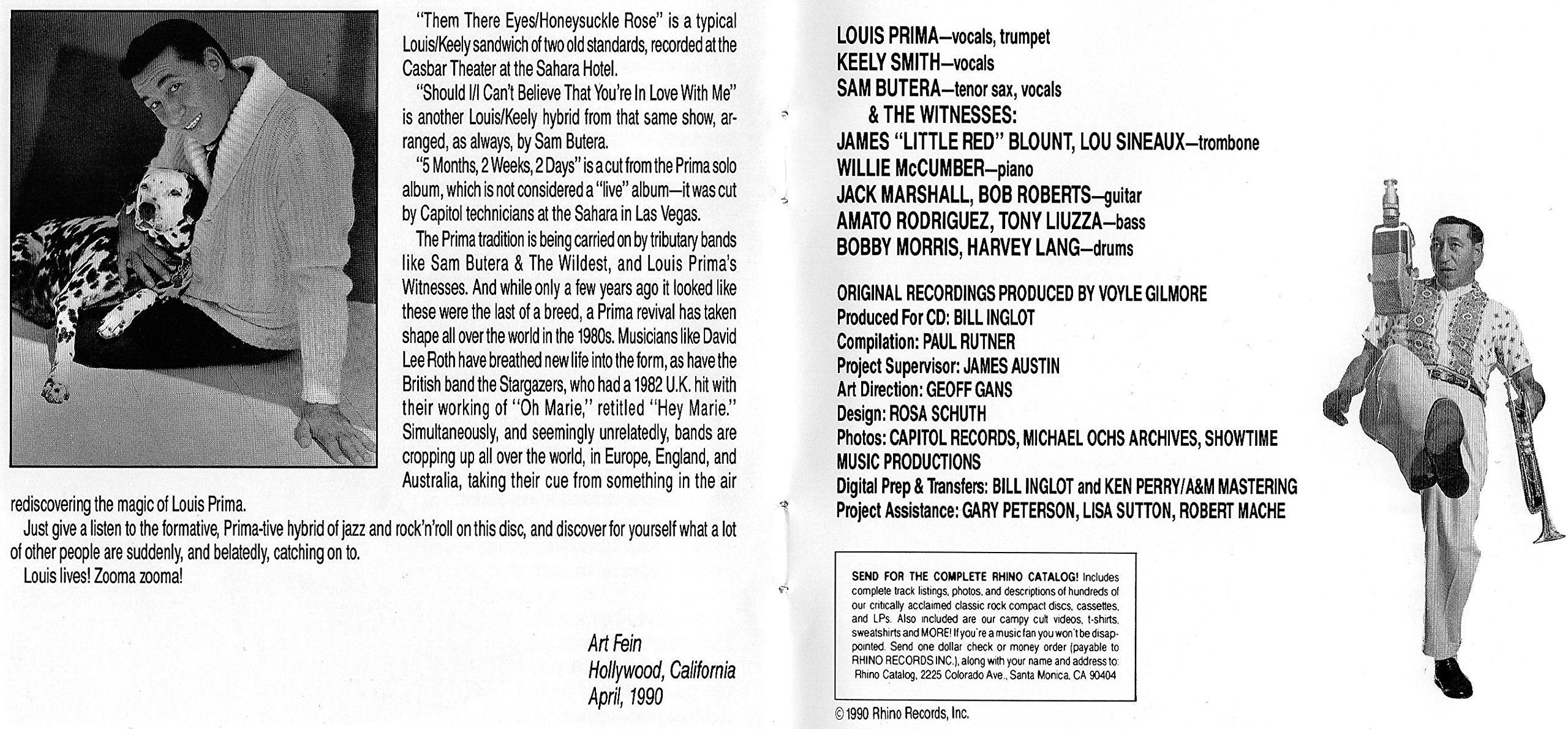 Zooma Zooma: The Best of Louis Prima used book depot