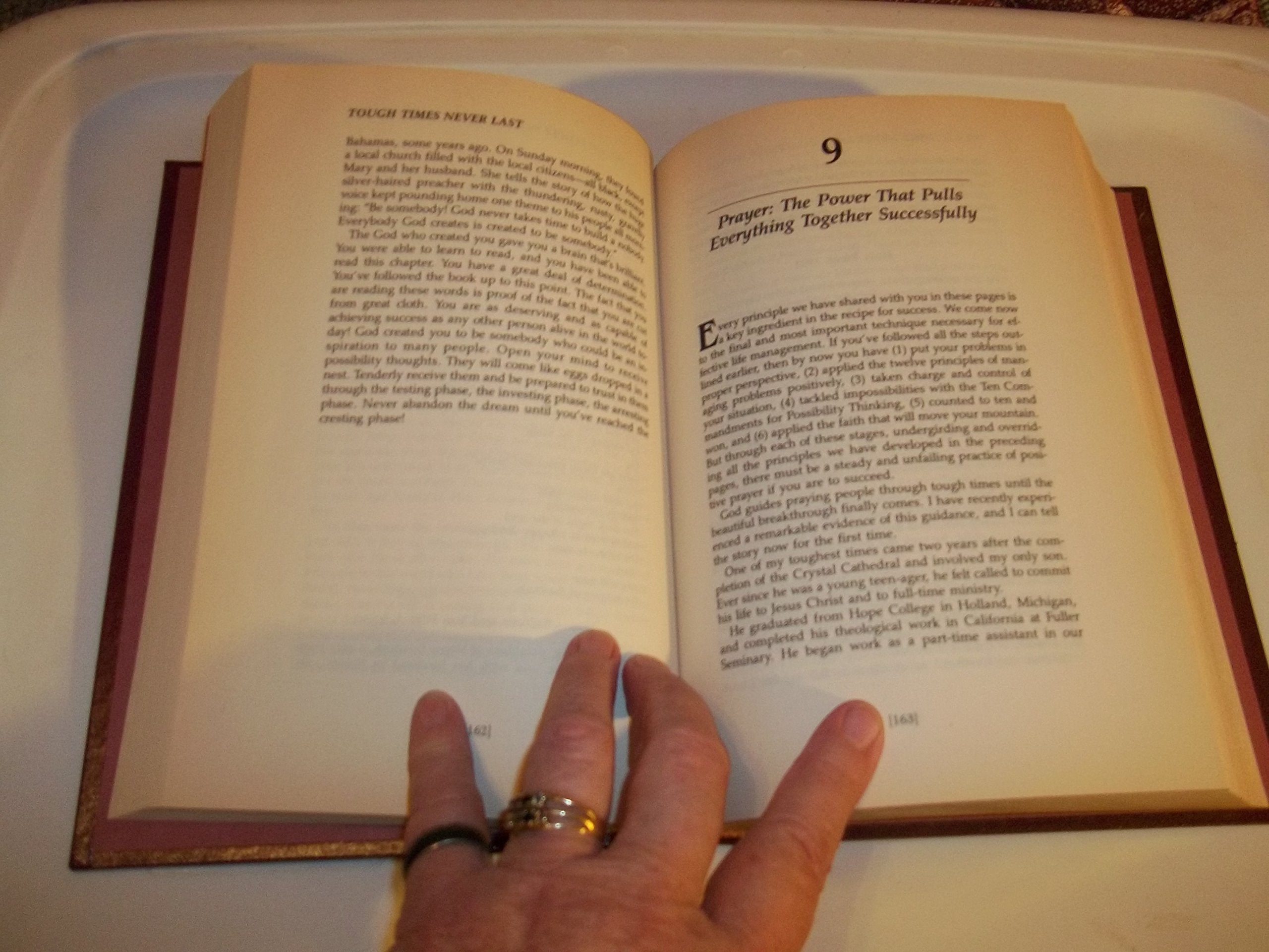 The Inspirational Writings of Robert H. Schuller (Tough Times Never Last, But Tough People Do; Tough Minded Faith for Tender Hearted People) used book depot