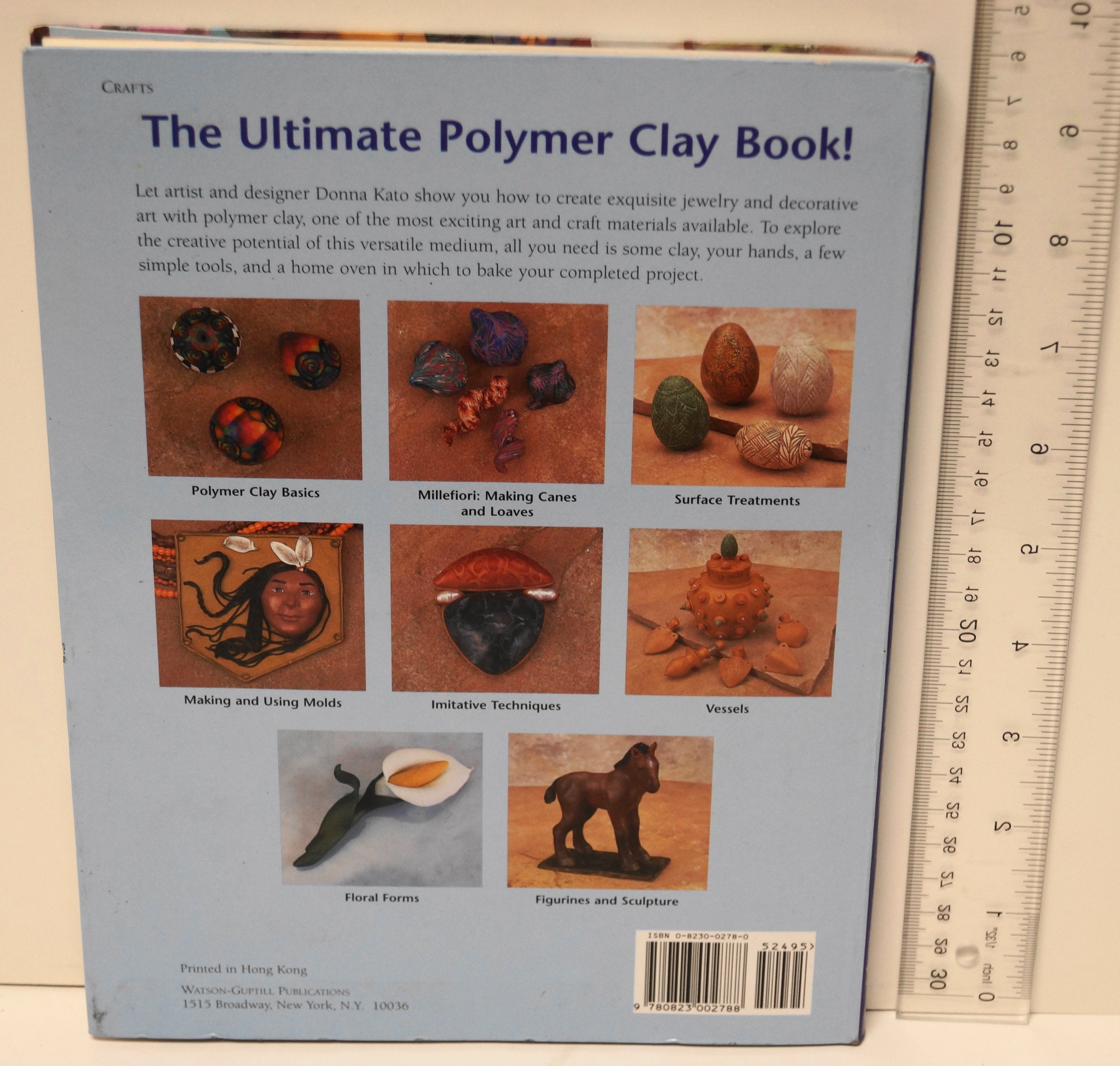 The Art of Polymer Clay: Designs and Techniques for Making Jewelry, Pottery, and Decorative Artwork used book depot