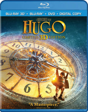 Hugo (Blu-ray 3D + Blu-ray + DVD + Digital Copy) [3D Blu-ray] used book depot