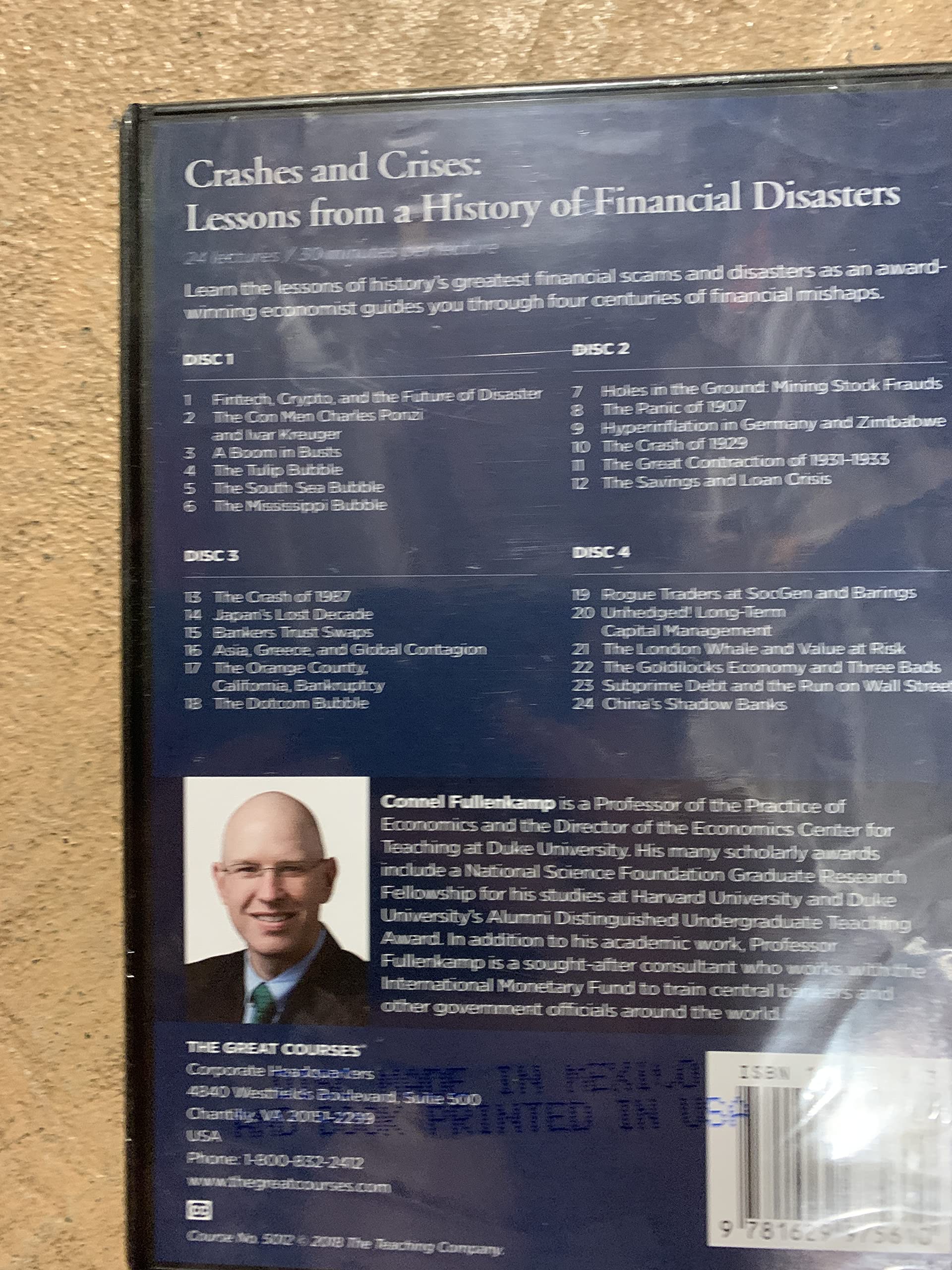 Crashes and Crises: Lessons from a History of Financial Disasters used book depot