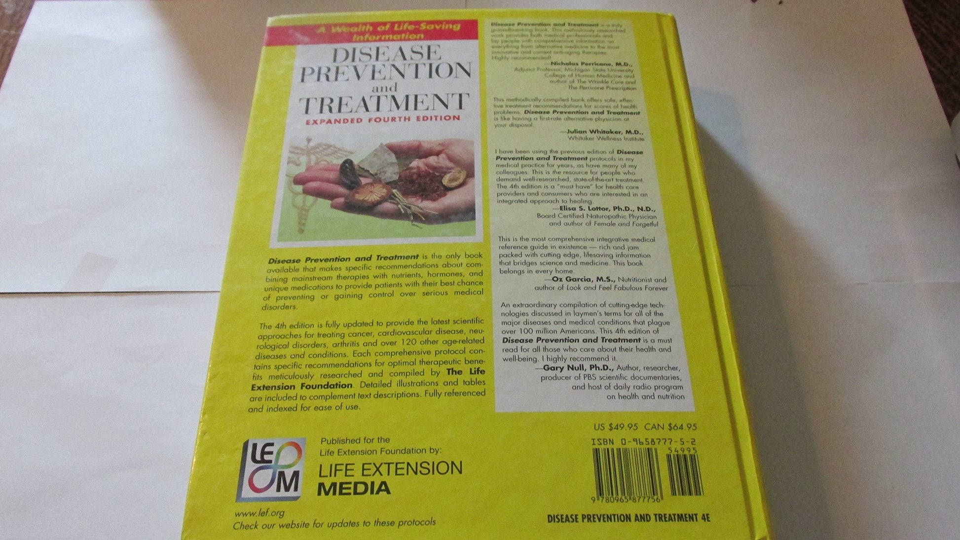 Disease Prevention and Treatment, 4th Edition used book depot
