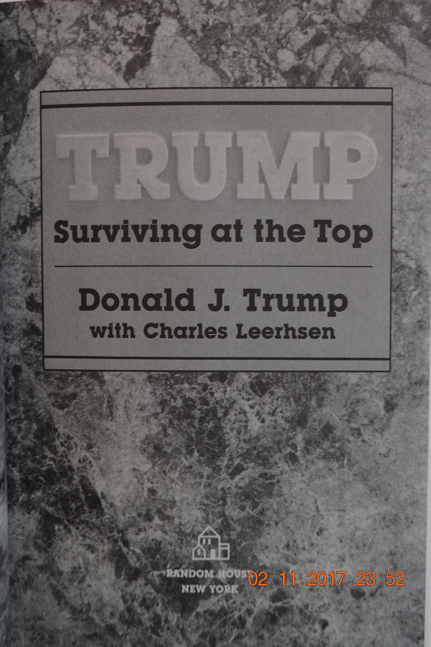 Trump: Surviving at the Top used book depot