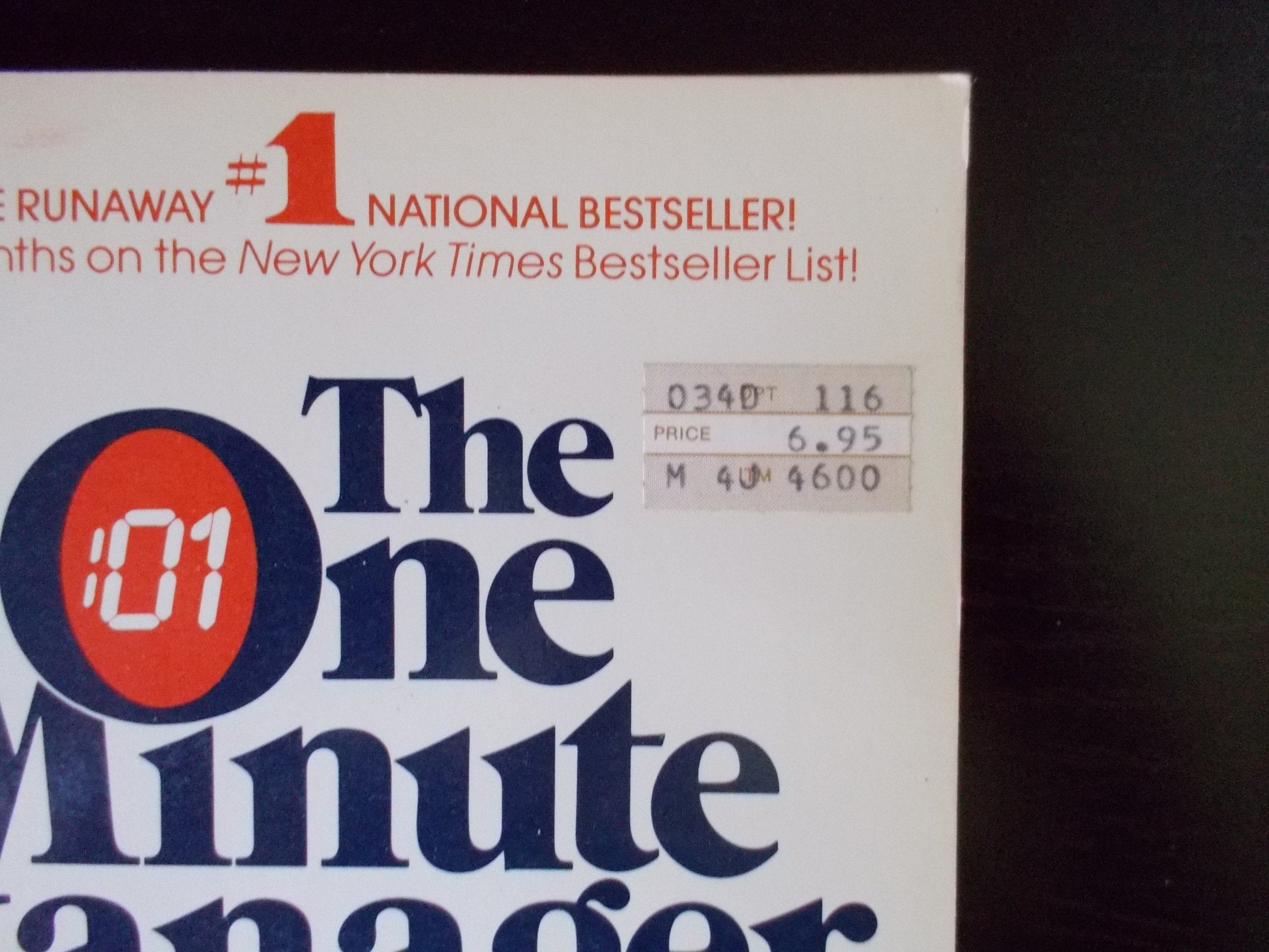 The One Minute Manager used book depot