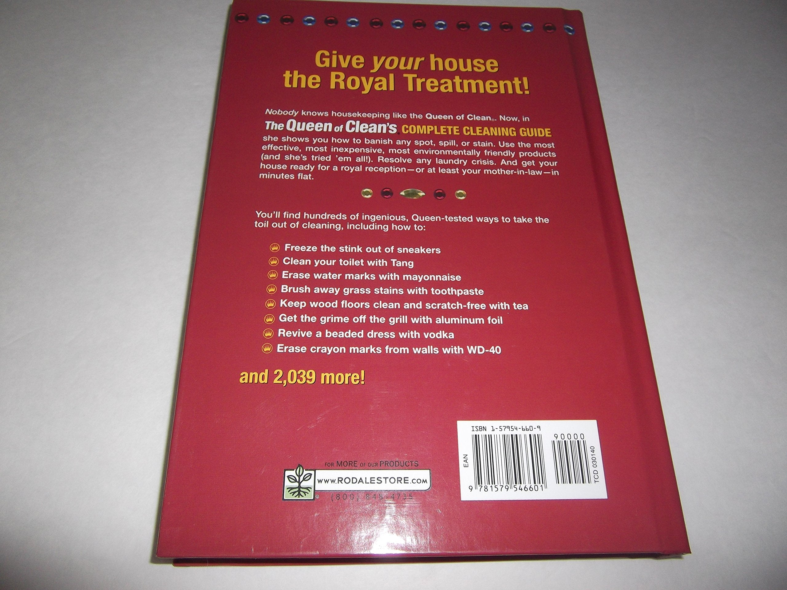 The Queen of Clean's Complete Cleaning Guide: Banish Dirt from Your Castle Forever with 2,047 Queen-Tested Tips used book depot