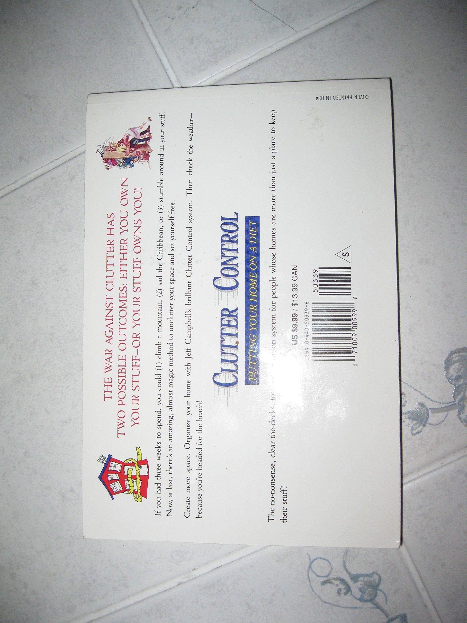 Clutter Control: Putting Your Home on a Diet used book depot