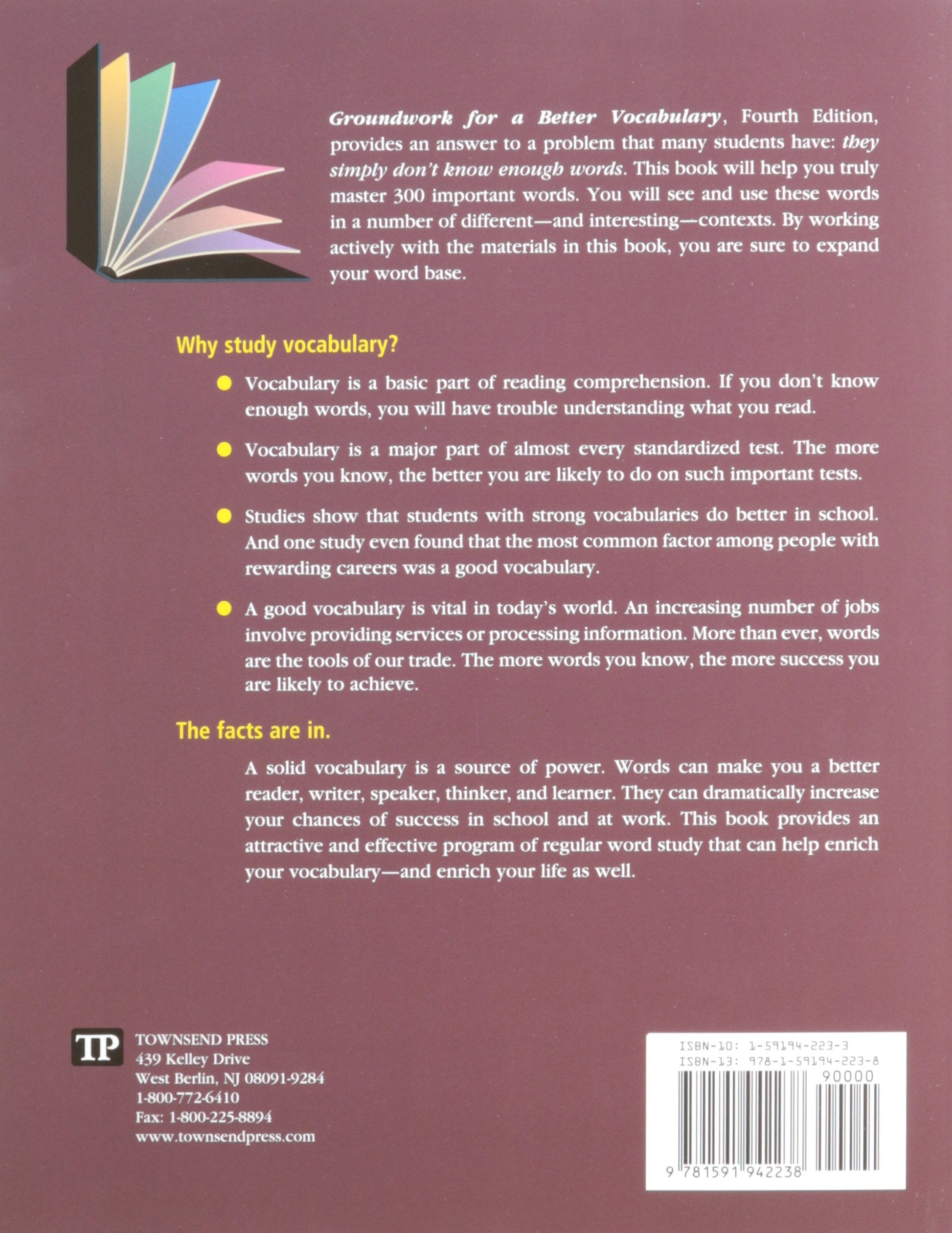Groundwork for a Better Vocabulary used book depot