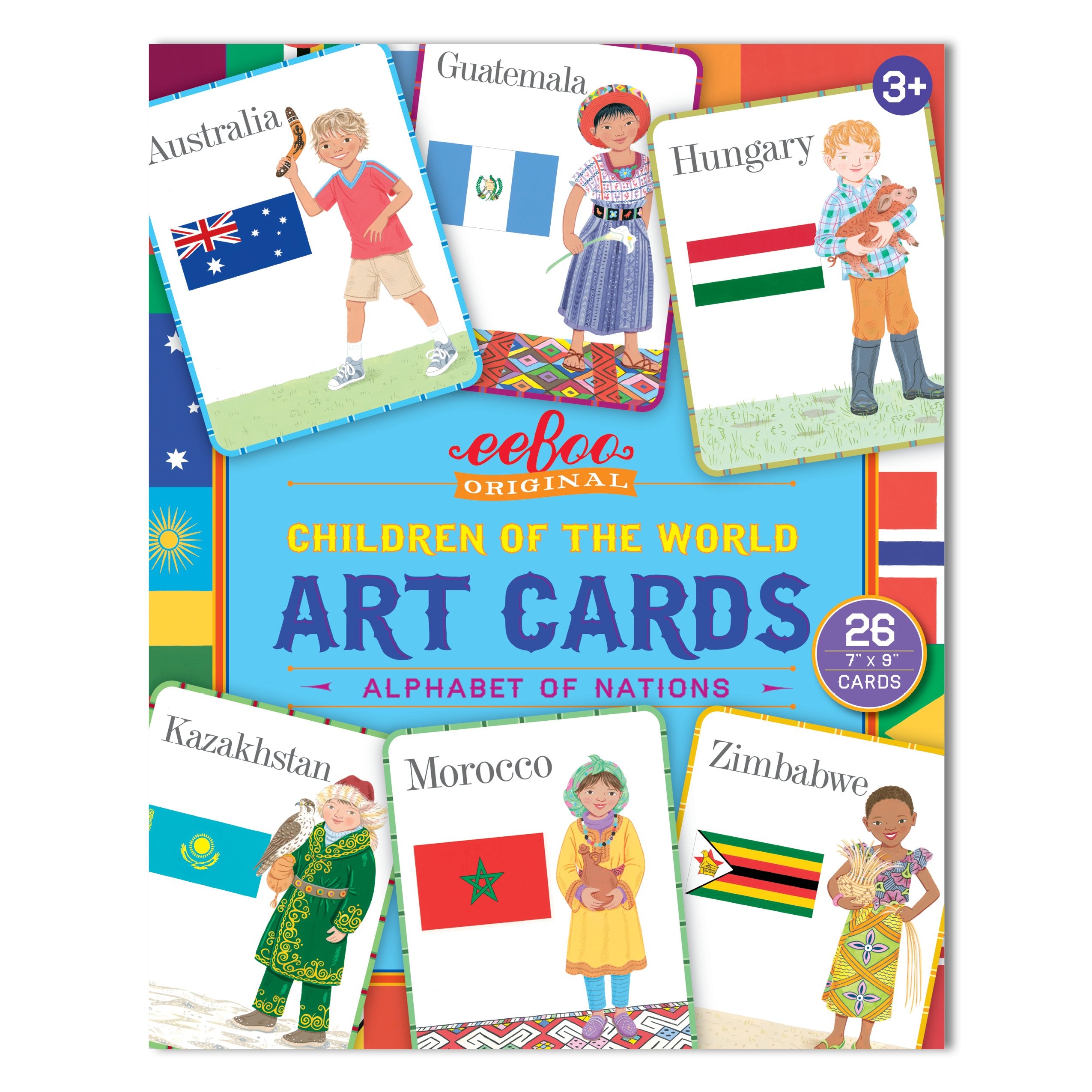 EEBOO Children of The World Art Cards, 1 EA