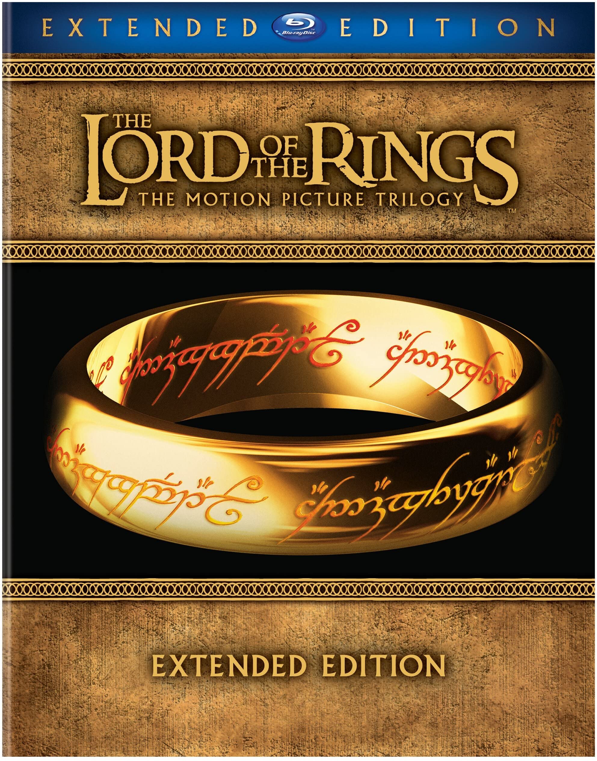 The Lord of the Rings: The Motion Picture Trilogy (Extended Edition Blu-ray) used book depot