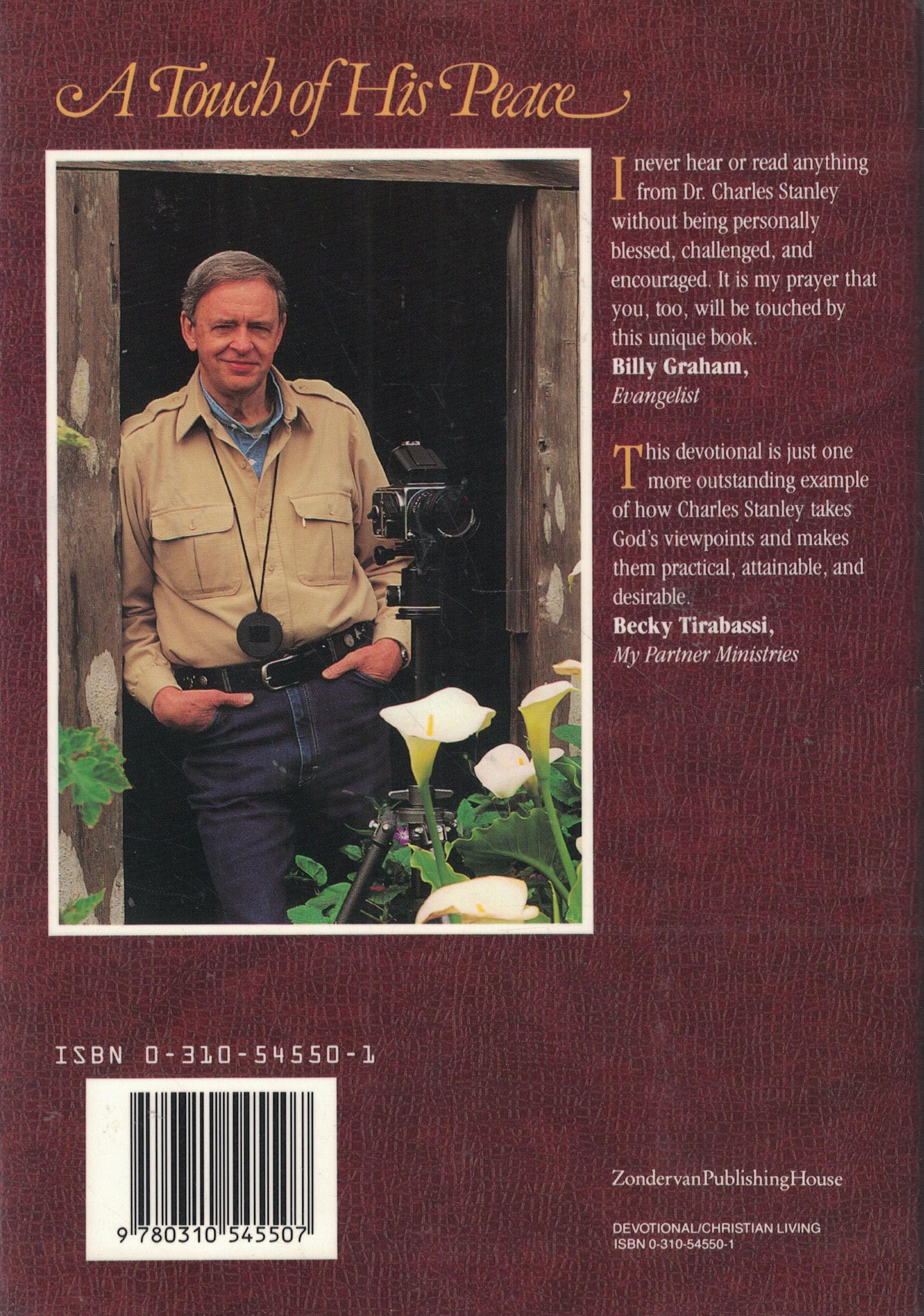 A Touch of His Peace: Meditations on Experiencing the Peace of God used book depot