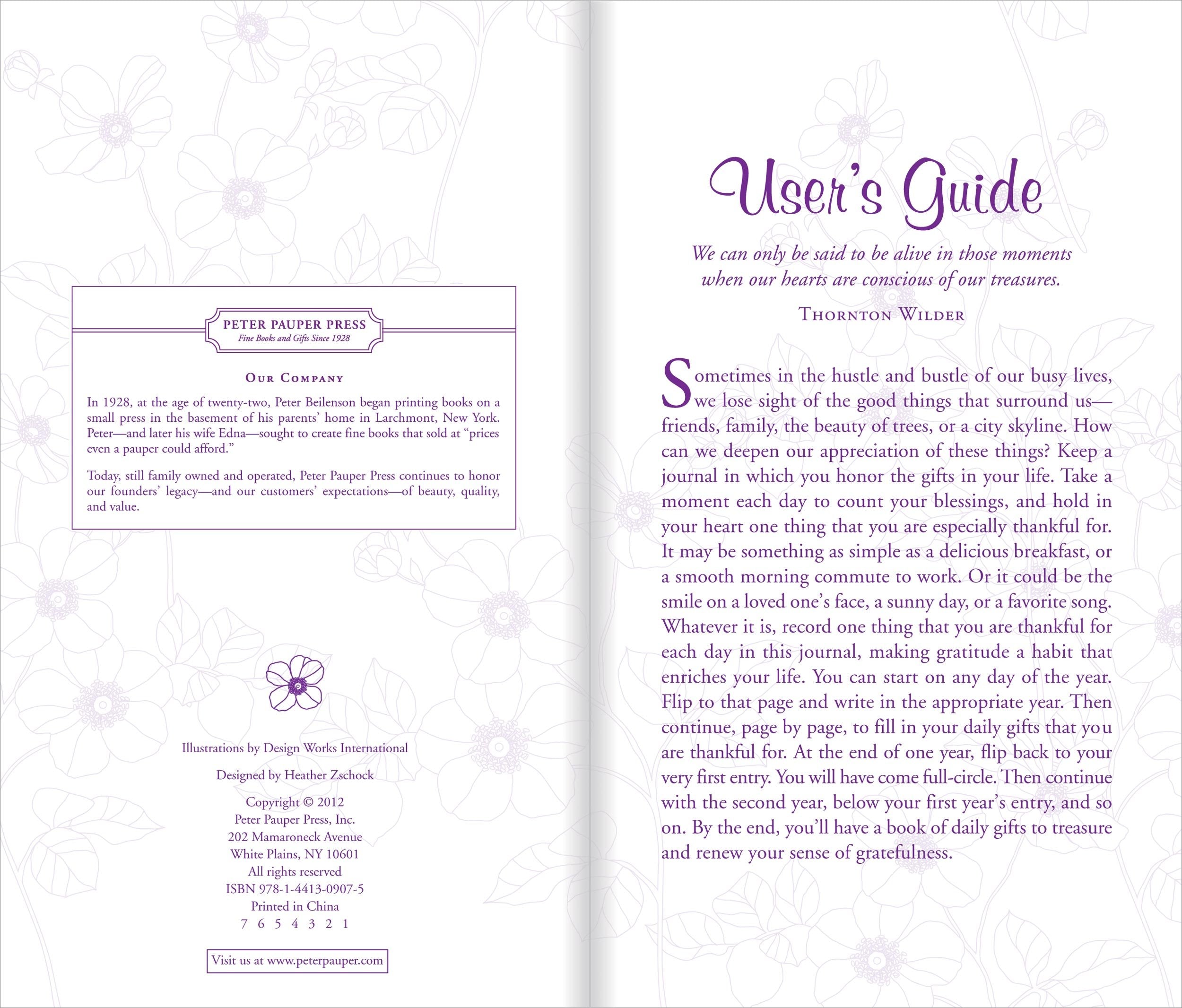 Daily Gifts: A Five-year Gratitude Journal used book depot
