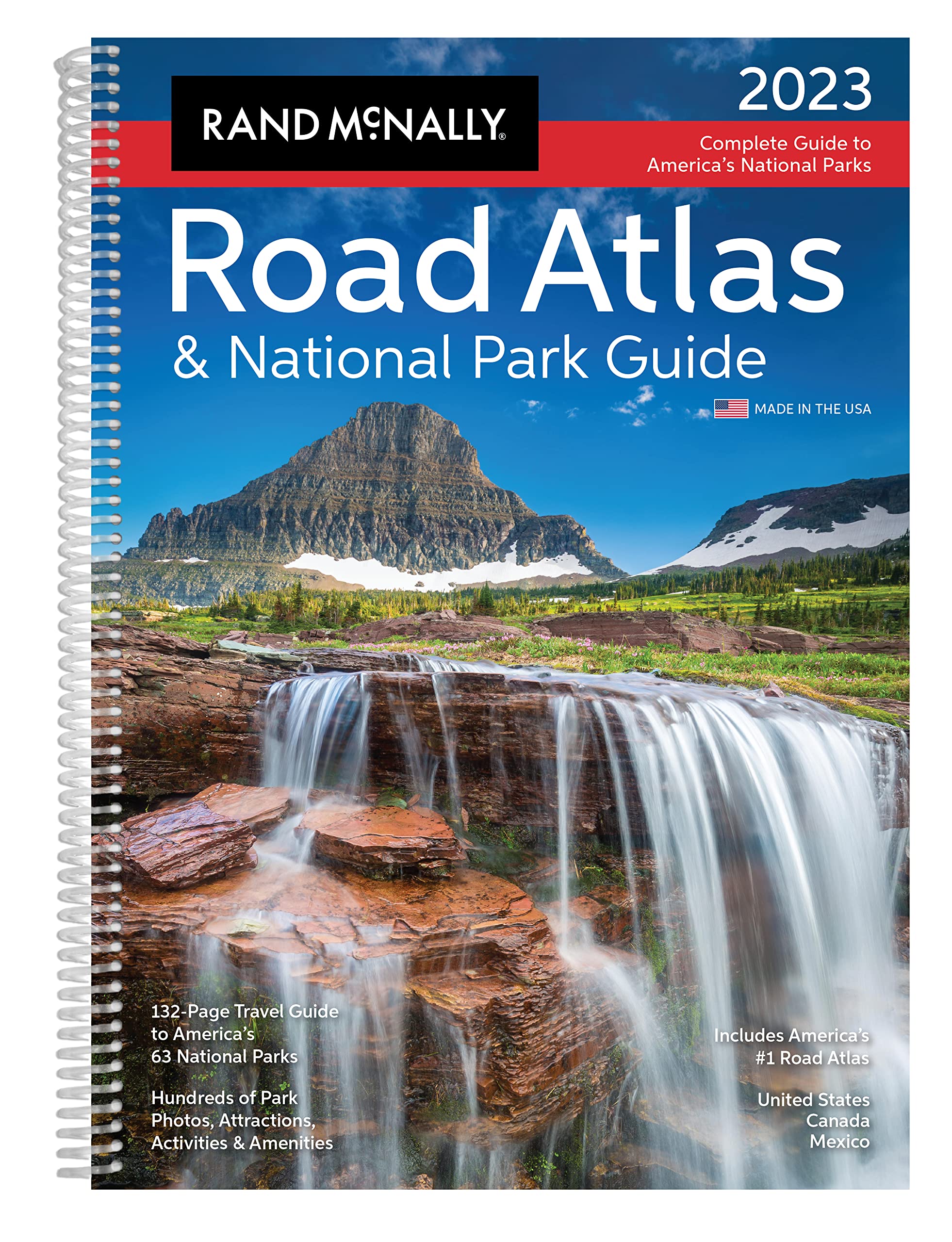 Rand McNally 2023 Road Atlas & National Park Guide United States Canada Mexico (Rand McNally Road Atlas & National Park Guide) used book depot
