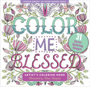 Color Me Blessed Inspirational Adult Coloring Book (31 stress-relieving designs) (Studio Series Artist's Coloring Book) (Artist's Coloring Books) used book depot