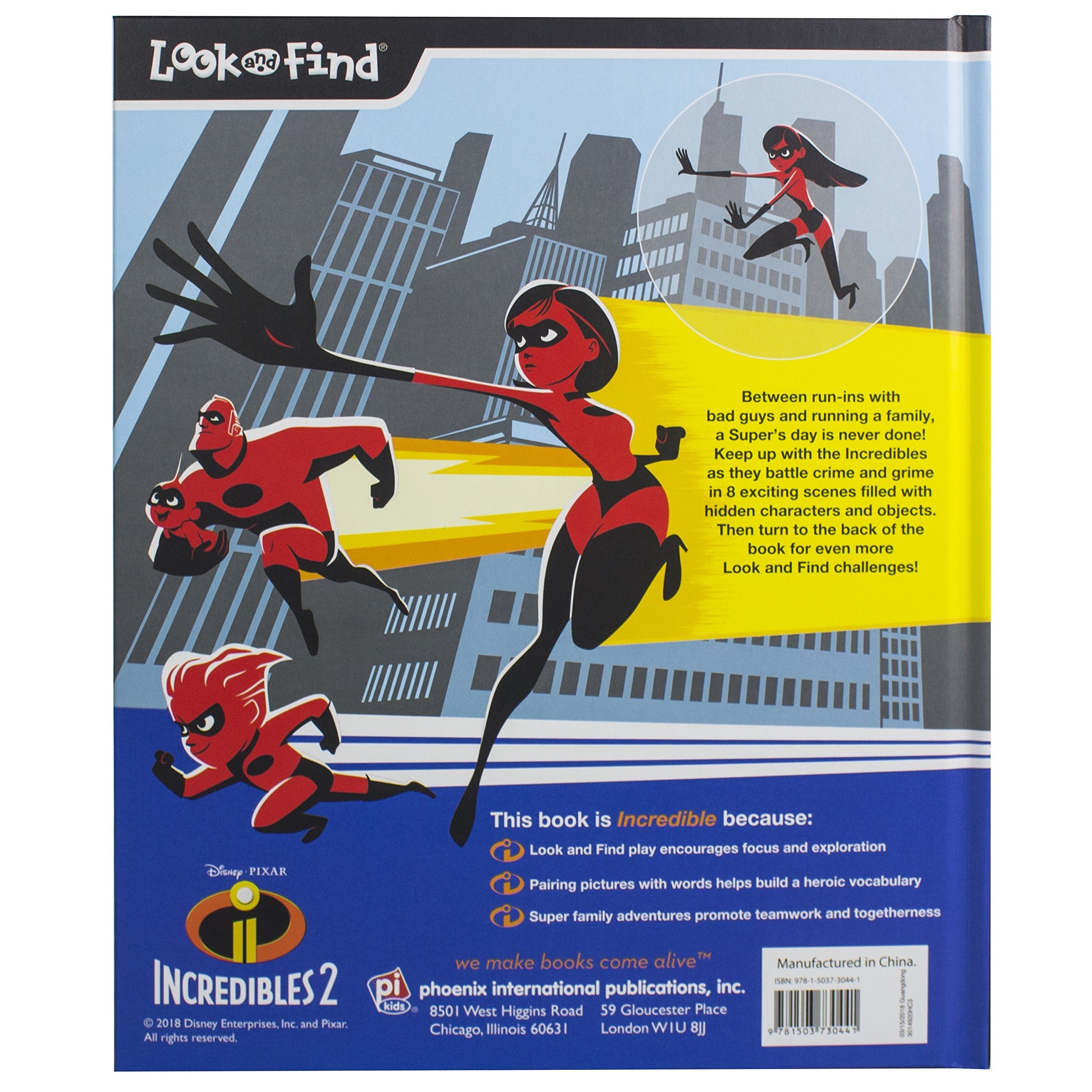 Disney Pixar - Incredibles 2 Look and Find - PI Kids used book depot