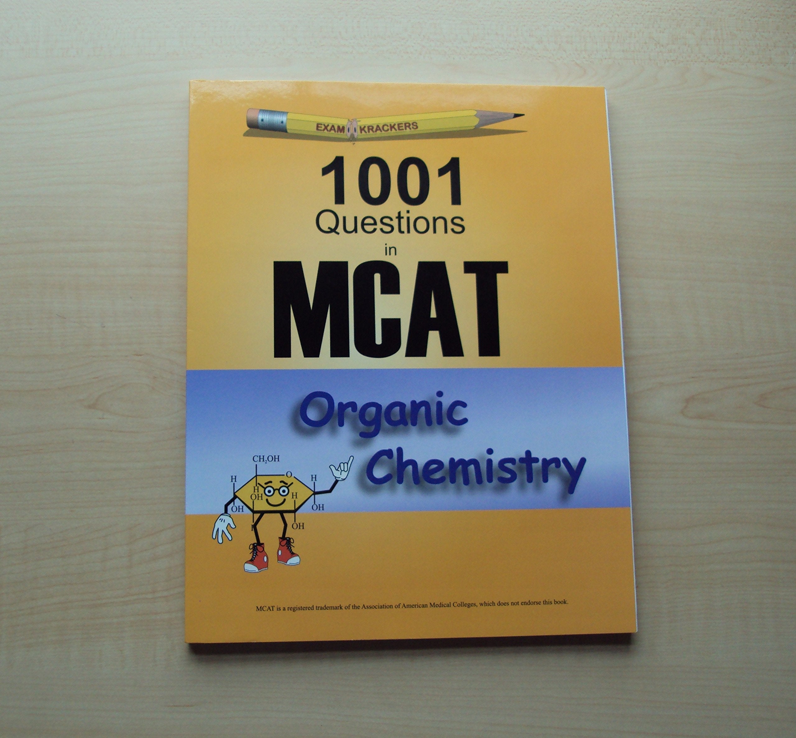 Examkrackers: 1001 Questions in MCAT, Organic Chemistry used book depot