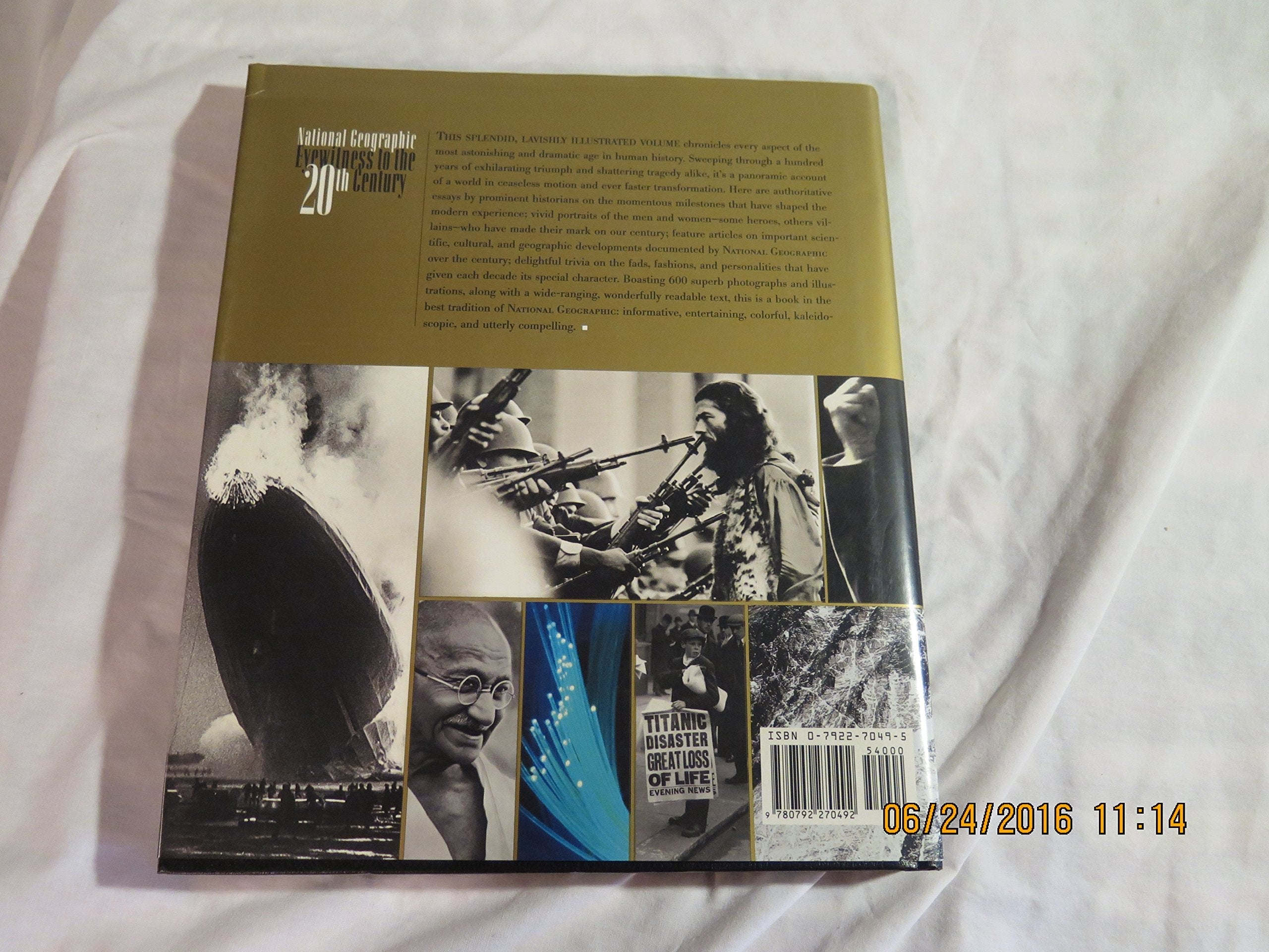 National Geographic Eyewitness to the 20th Century used book depot