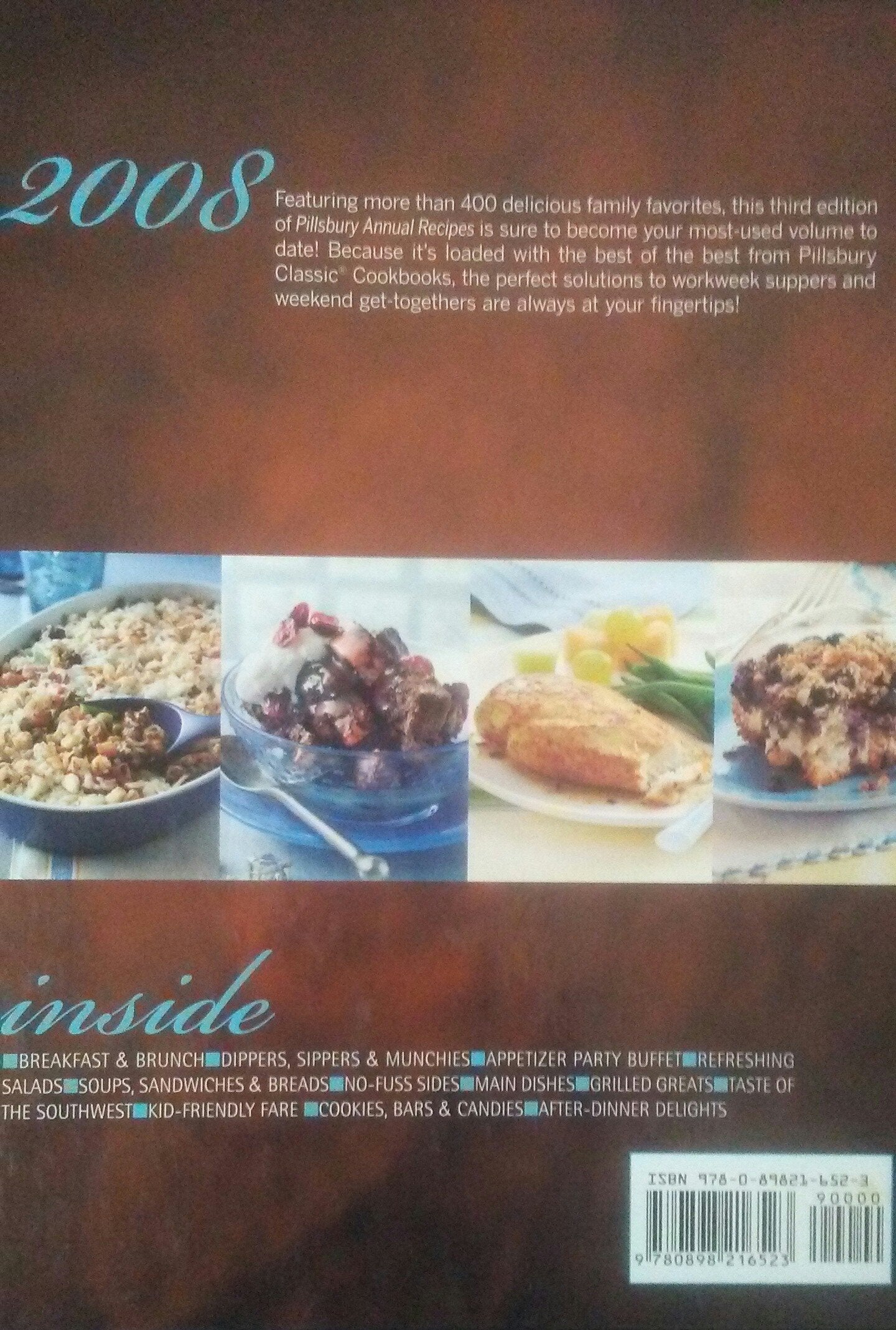 Pillsbury Annual Recipes 2008 used book depot
