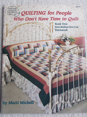 Quilting for People Who Don't Have Time to Quilt used book depot