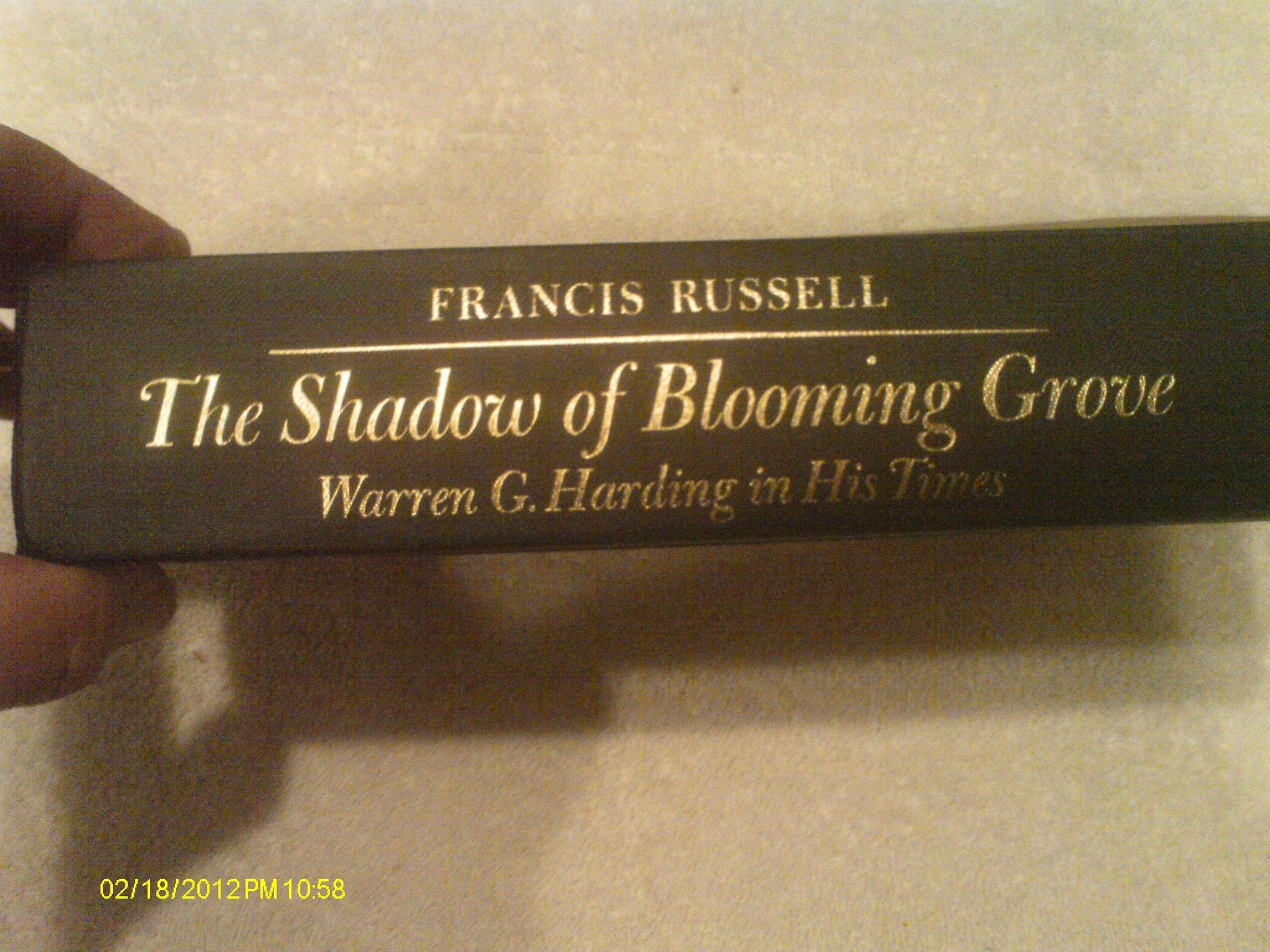 The Shadow of Blooming Grove: Warren G. Harding in His Times used book depot